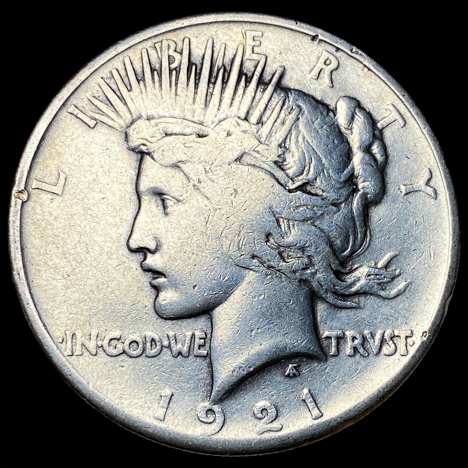 1921 Silver Peace Dollar NICELY CIRCULATED (1 of 2)
