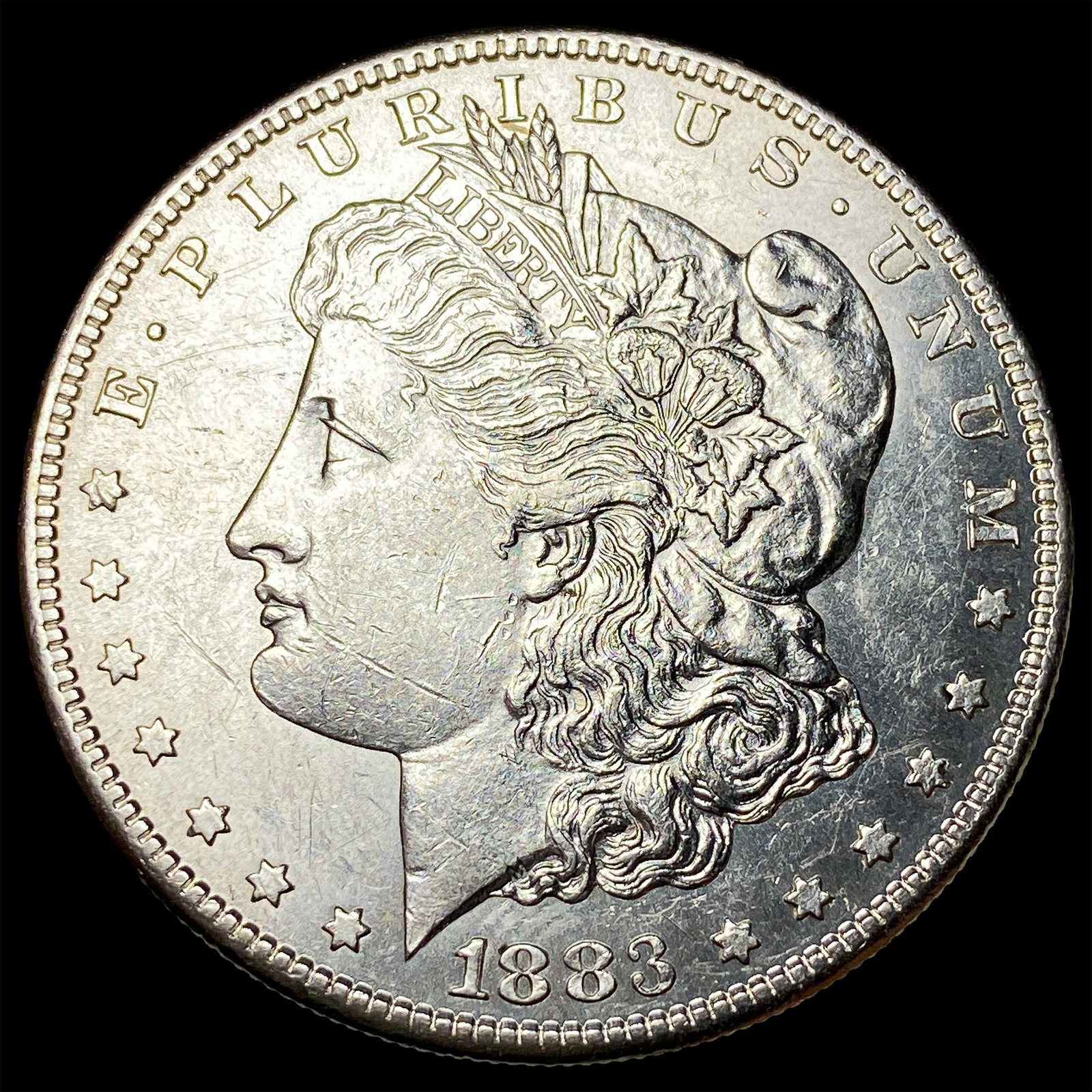 1883-S Silver Morgan Dollar CHOICE AU: 1883-S Silver Morgan Dollar CHOICE AU