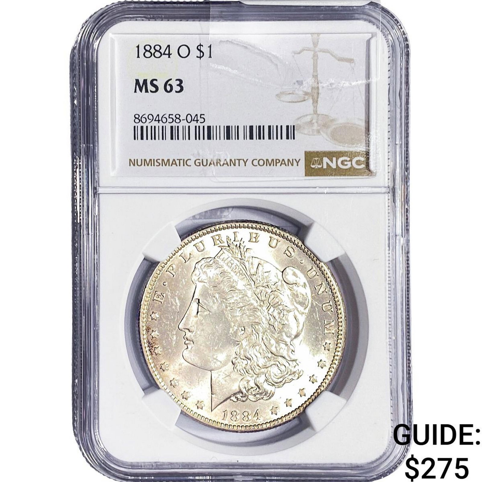 1884-O Morgan Silver Dollar NGC MS63 (1 of 2)