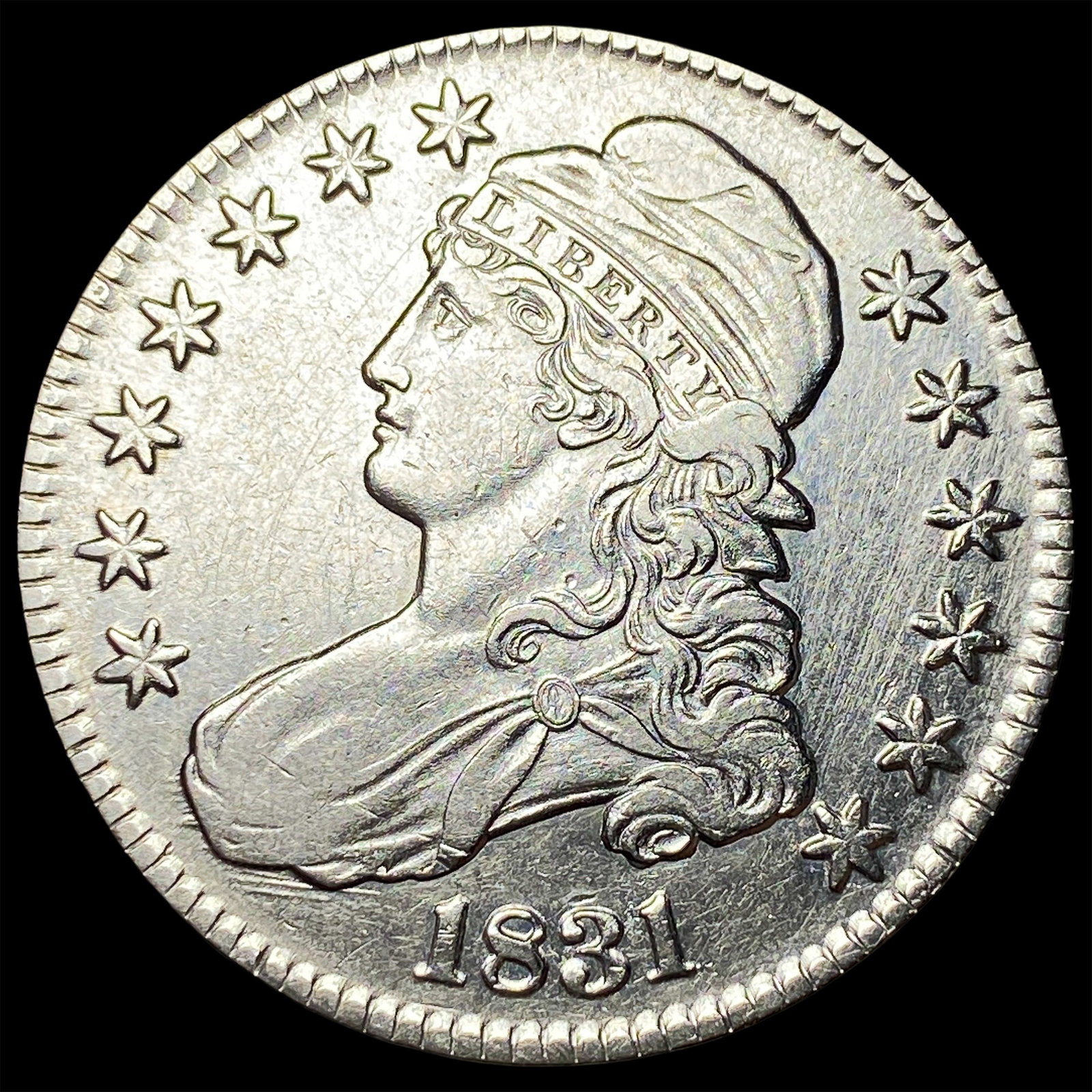 1831 Capped Bust Half Dollar CLOSELY UNCIRCULATED (1 of 2)