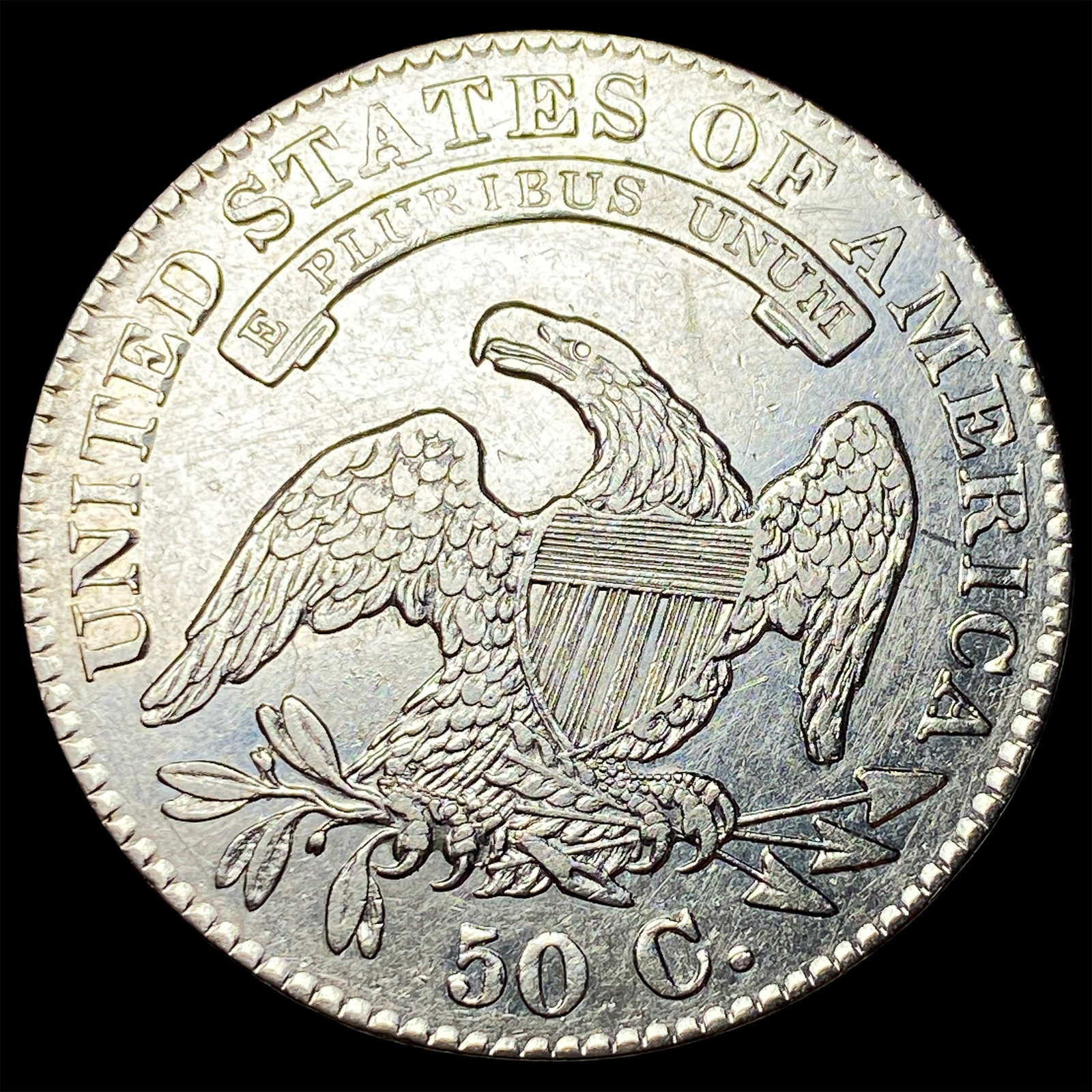 1831 Capped Bust Half Dollar CLOSELY UNCIRCULATED - 2