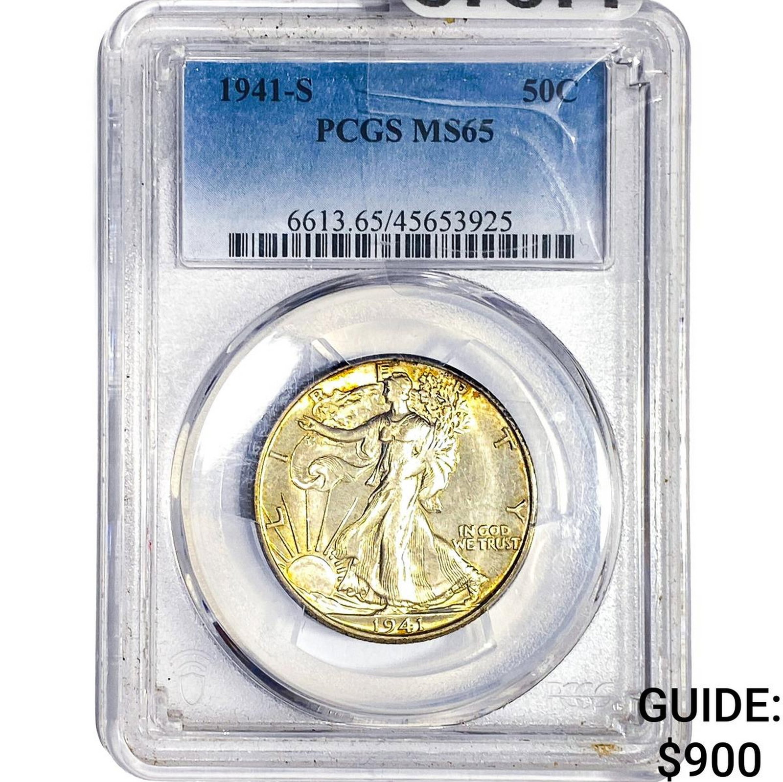 1941-S Walking Liberty Half Dollar PCGS MS65 (1 of 2)