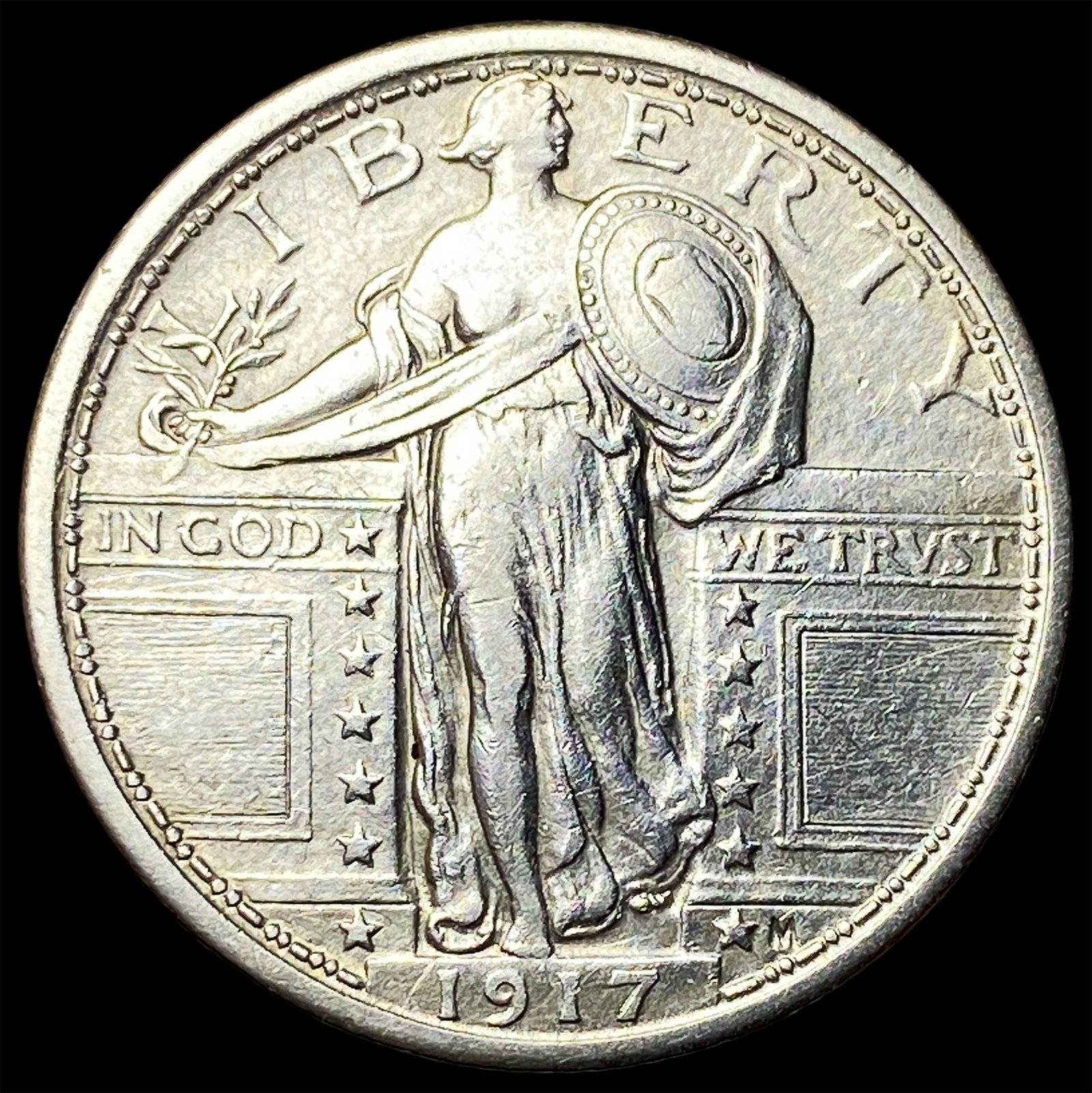 1917 Type 1 Standing Liberty Quarter UNCIRCULATED: 1917 Type 1 Standing Liberty Quarter UNCIRCULATED