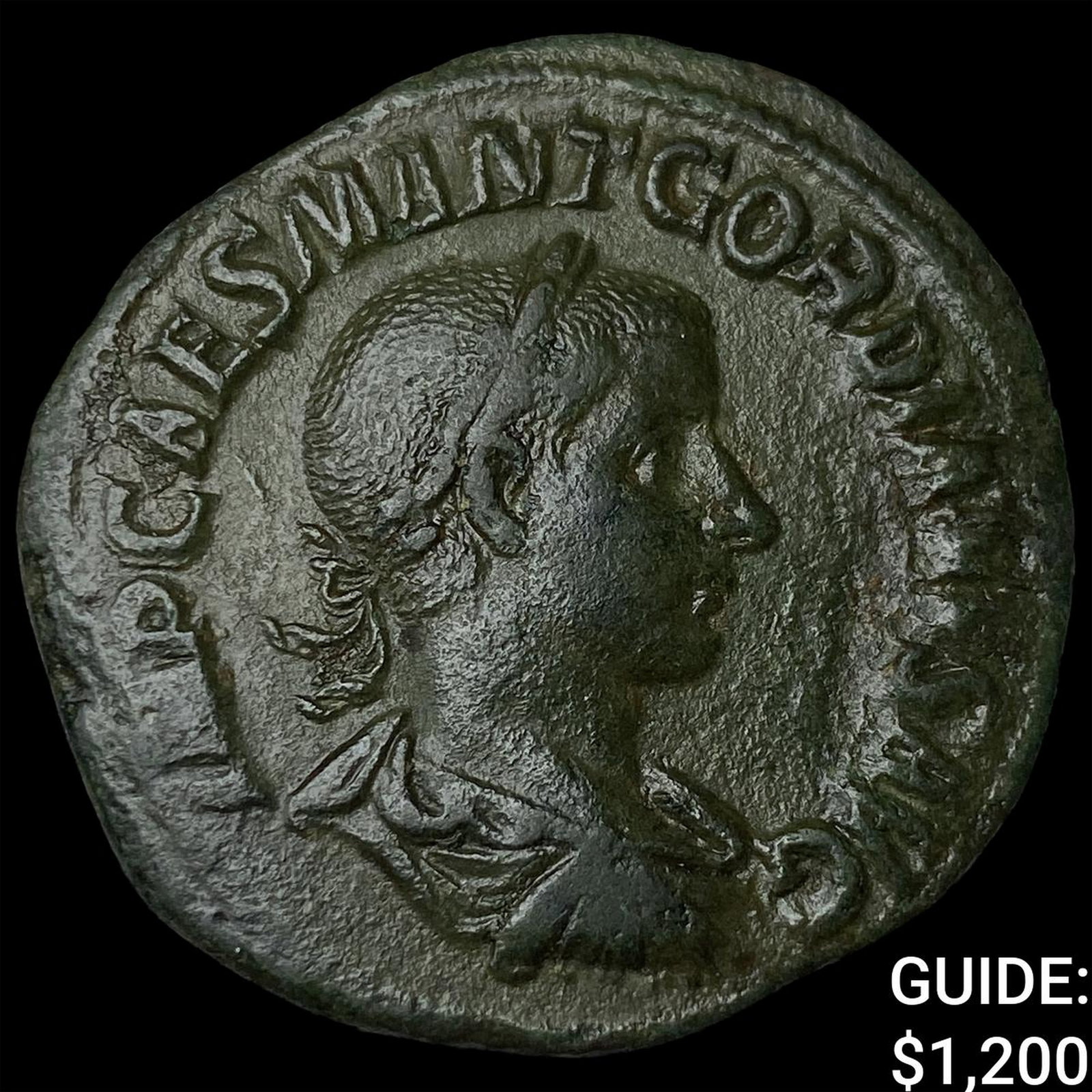 Roman Gordian III 238-244 Brass Sestertius (1 of 2)