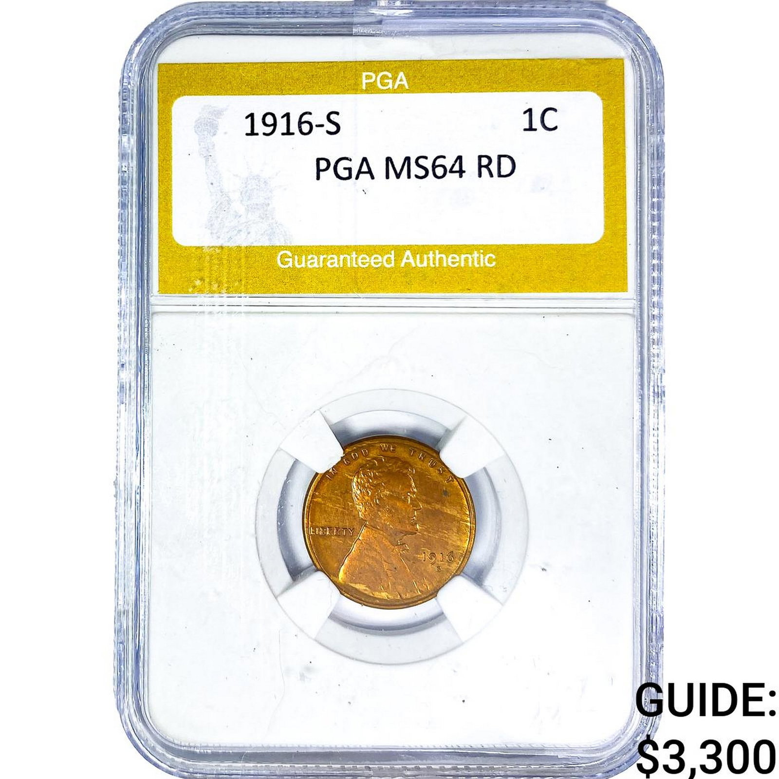 1916-S Wheat Cent PGA MS64 RD (1 of 2)