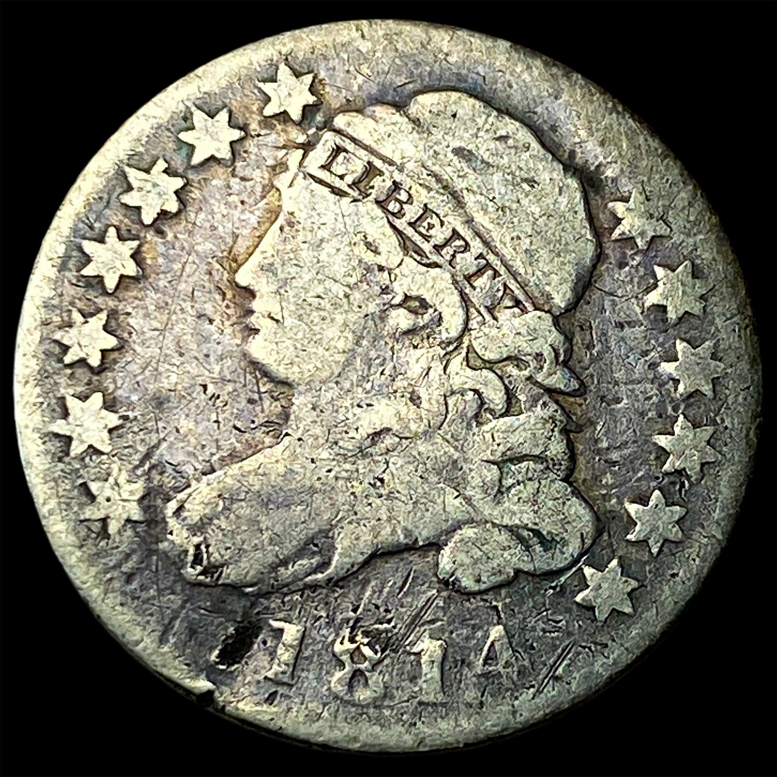 1814 Silver Capped Bust Dime LIGHTLY CIRCULATED (1 of 2)