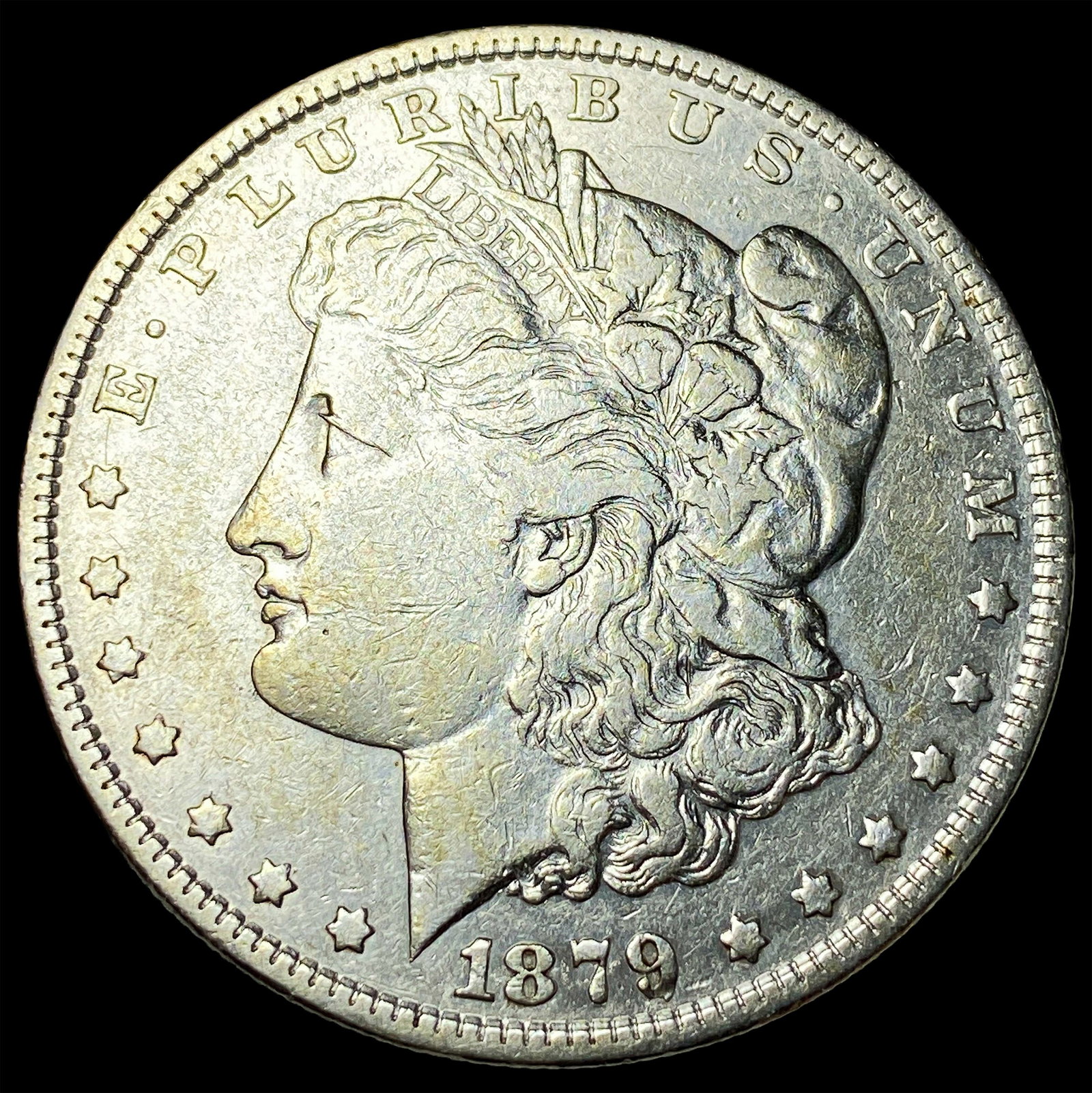 1879 Silver Morgan Dollar CLOSELY UNCIRCULATED: 1879 Silver Morgan Dollar CLOSELY UNCIRCULATED