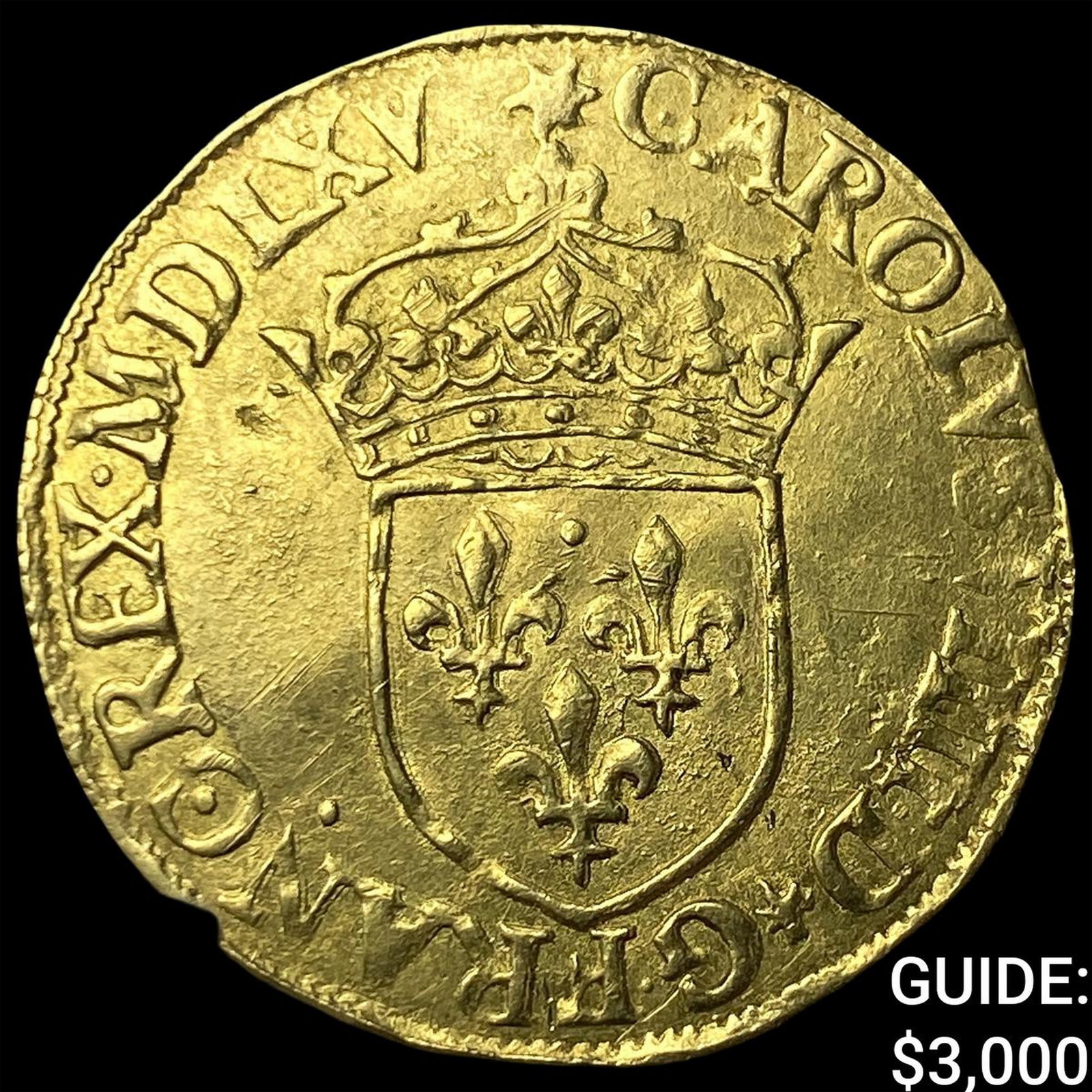 1565A France Gold Ecu: 1565A France Gold Ecu
