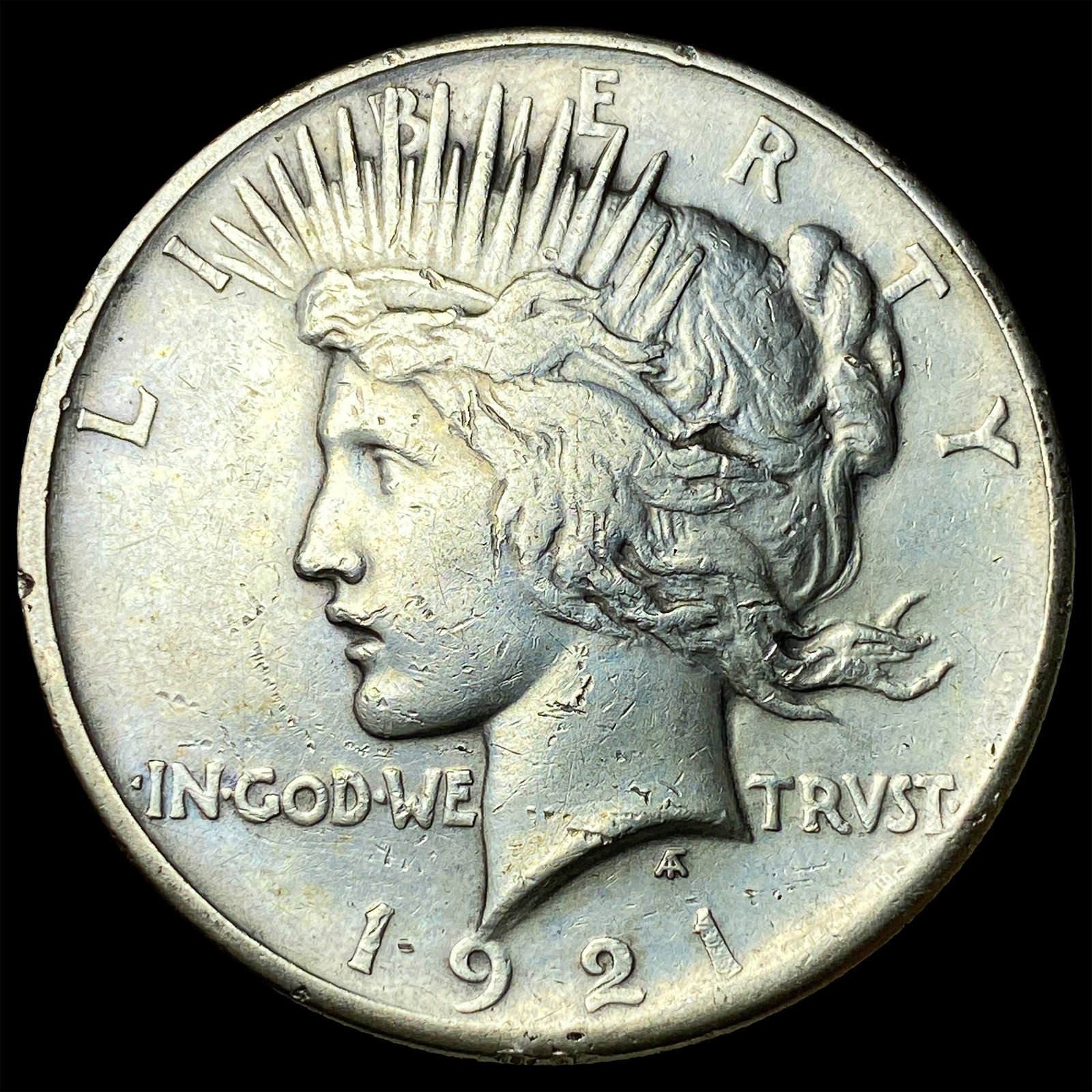 1921 Silver Peace Dollar LIGHTLY CIRCULATED: 1921 Silver Peace Dollar LIGHTLY CIRCULATED