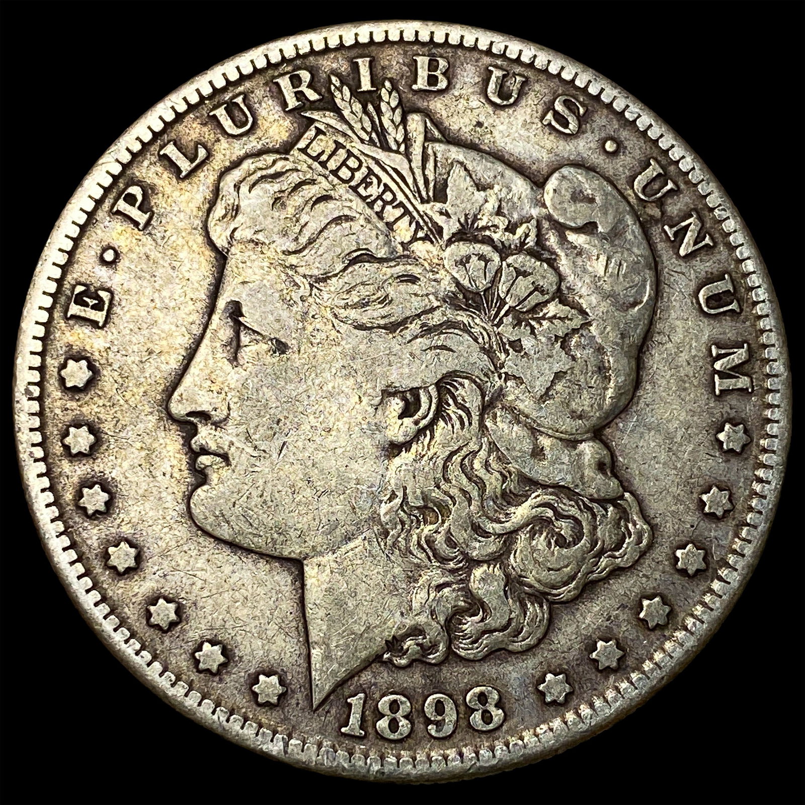 1898-S Silver Morgan Dollar NEARLY UNCIRCULATED: 1898-S Silver Morgan Dollar NEARLY UNCIRCULATED