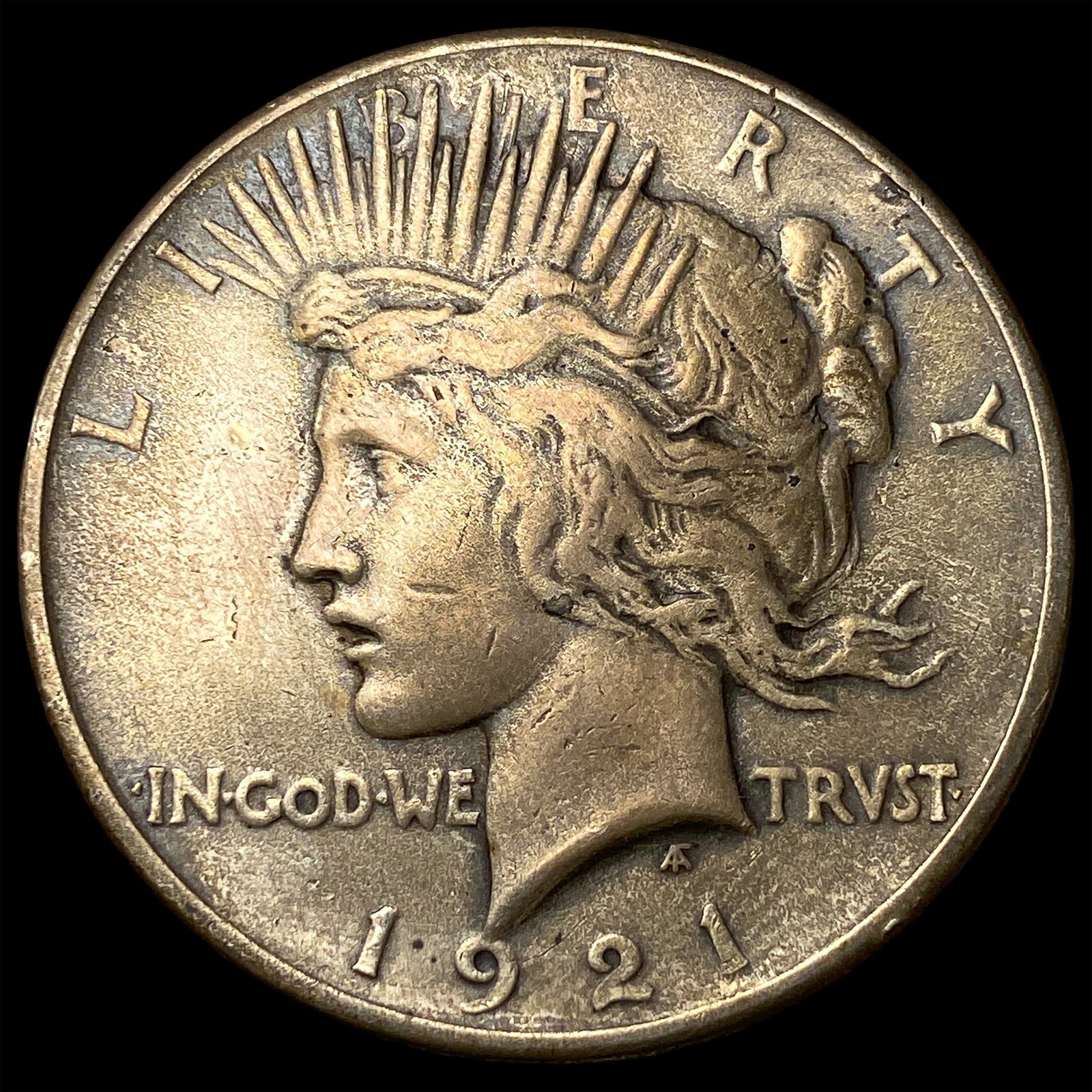 1921 Silver Peace Dollar LIGHTLY CIRCULATED: 1921 Silver Peace Dollar LIGHTLY CIRCULATED
