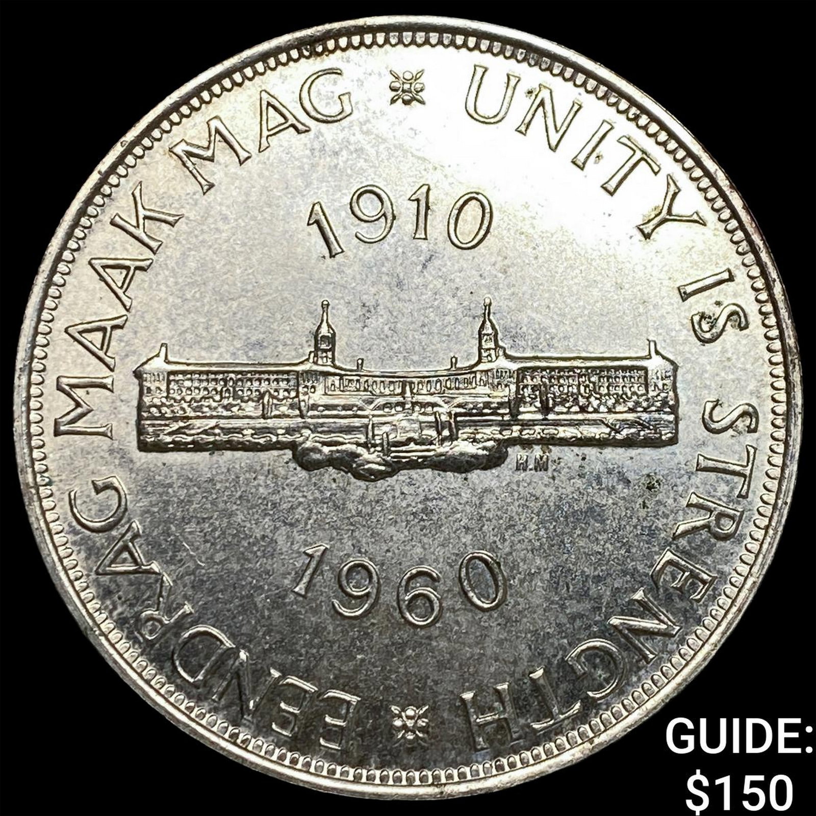 1960 Souith Africa Silver 5 Shillings: 1960 Souith Africa Silver 5 Shillings