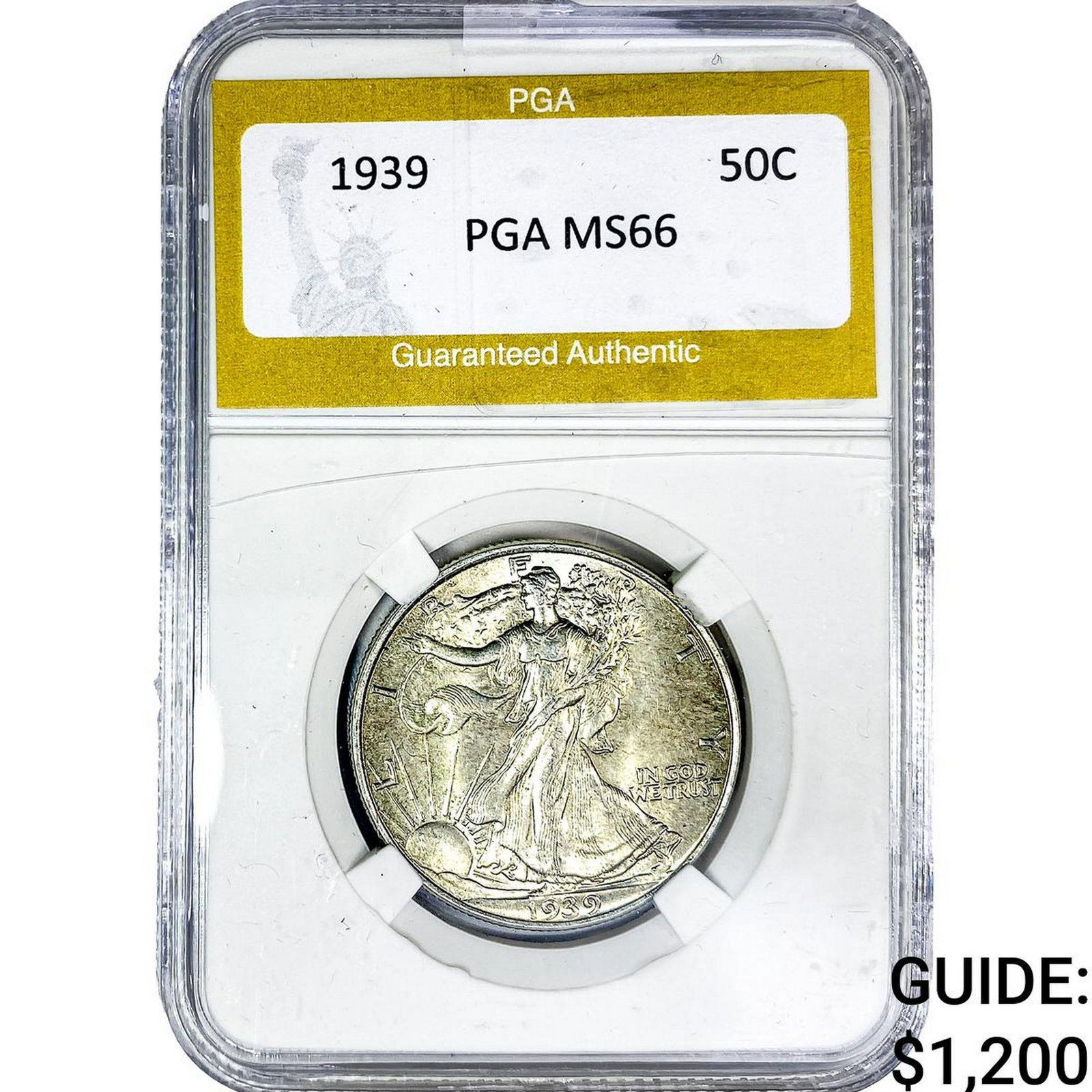 1939 Walking Liberty Half Dollar PGA MS66 (1 of 2)