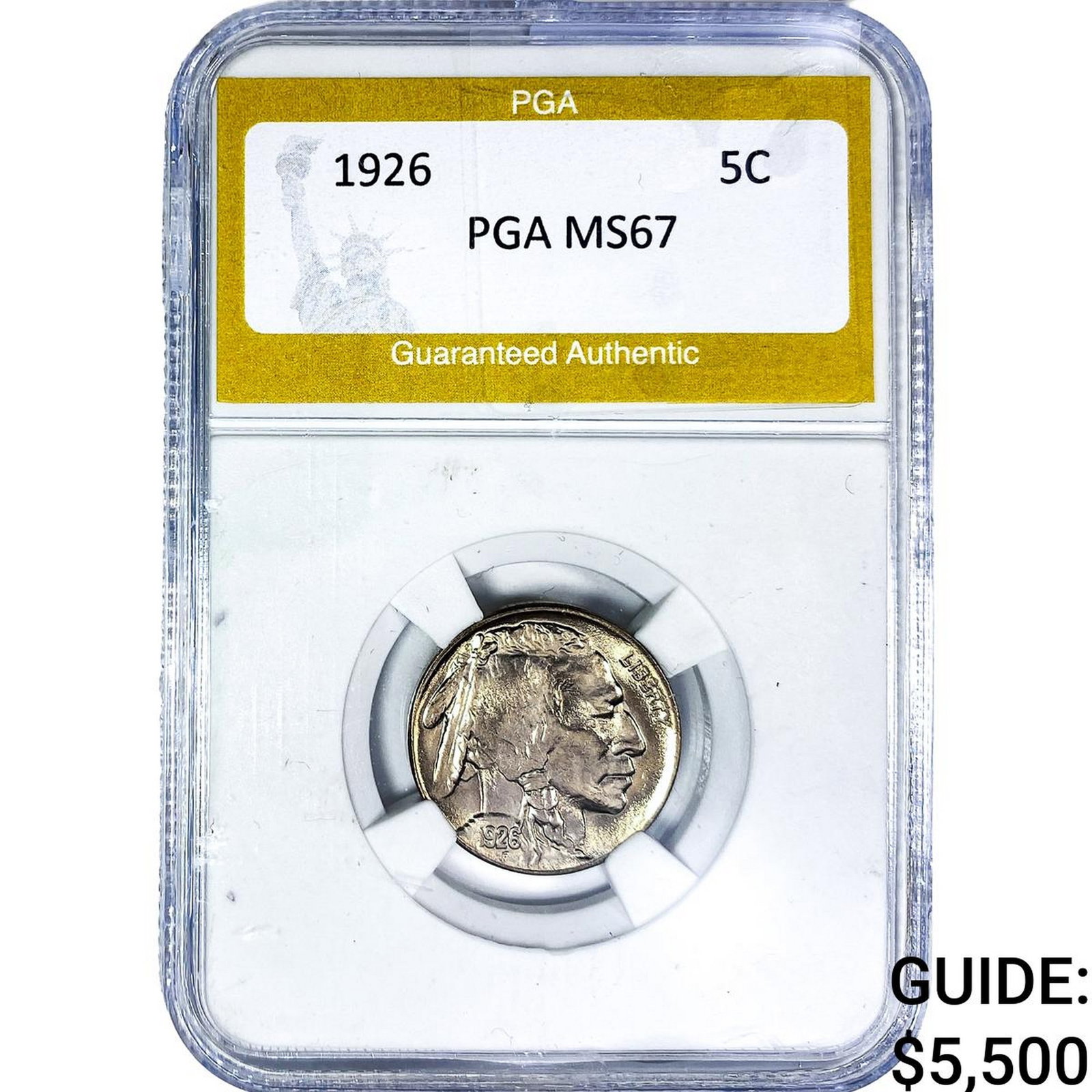 1926 Buffalo Nickel PGA MS67 (1 of 2)