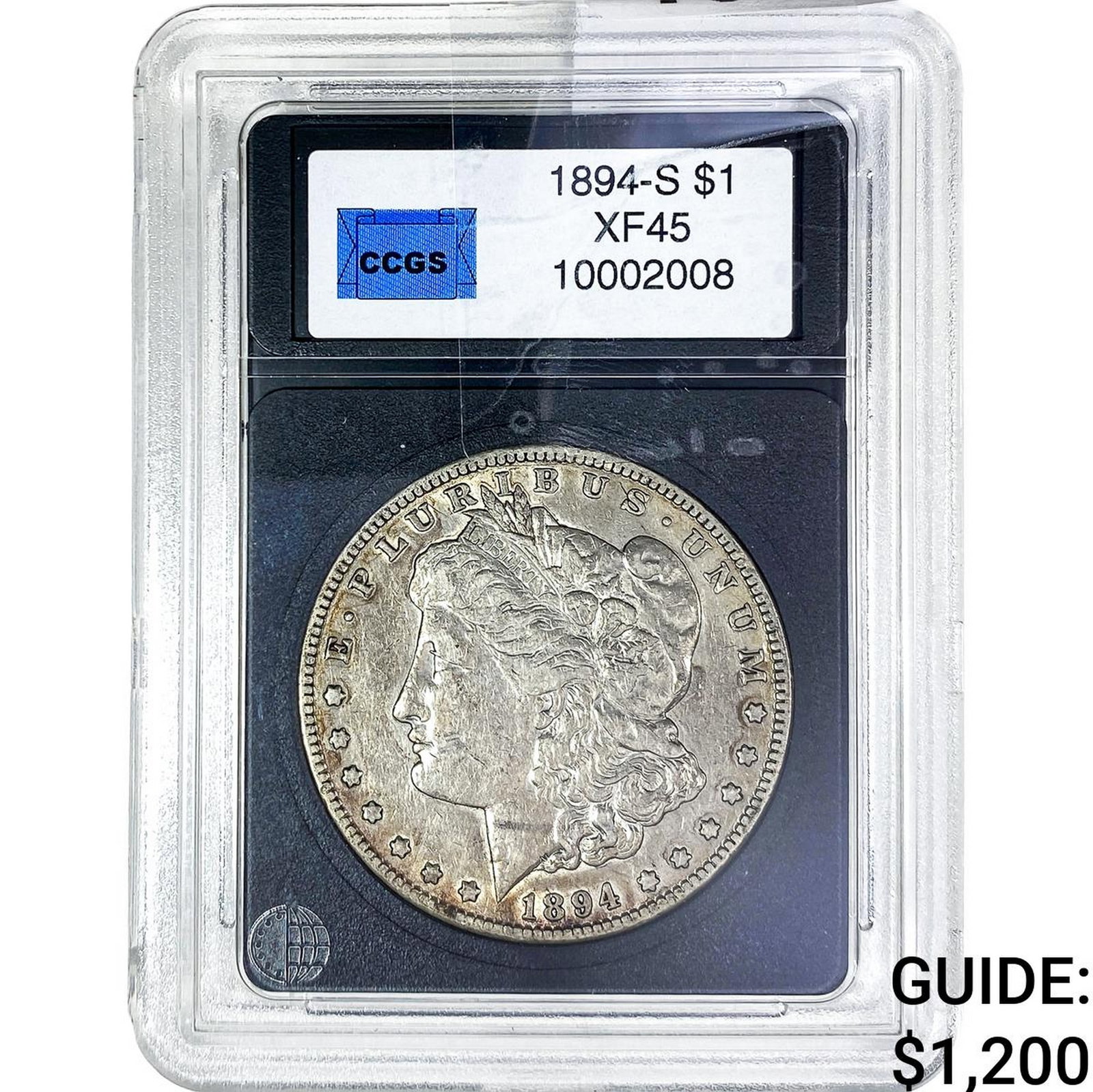 1894-S Morgan Silver Dollar CCGS XF45 (1 of 2)