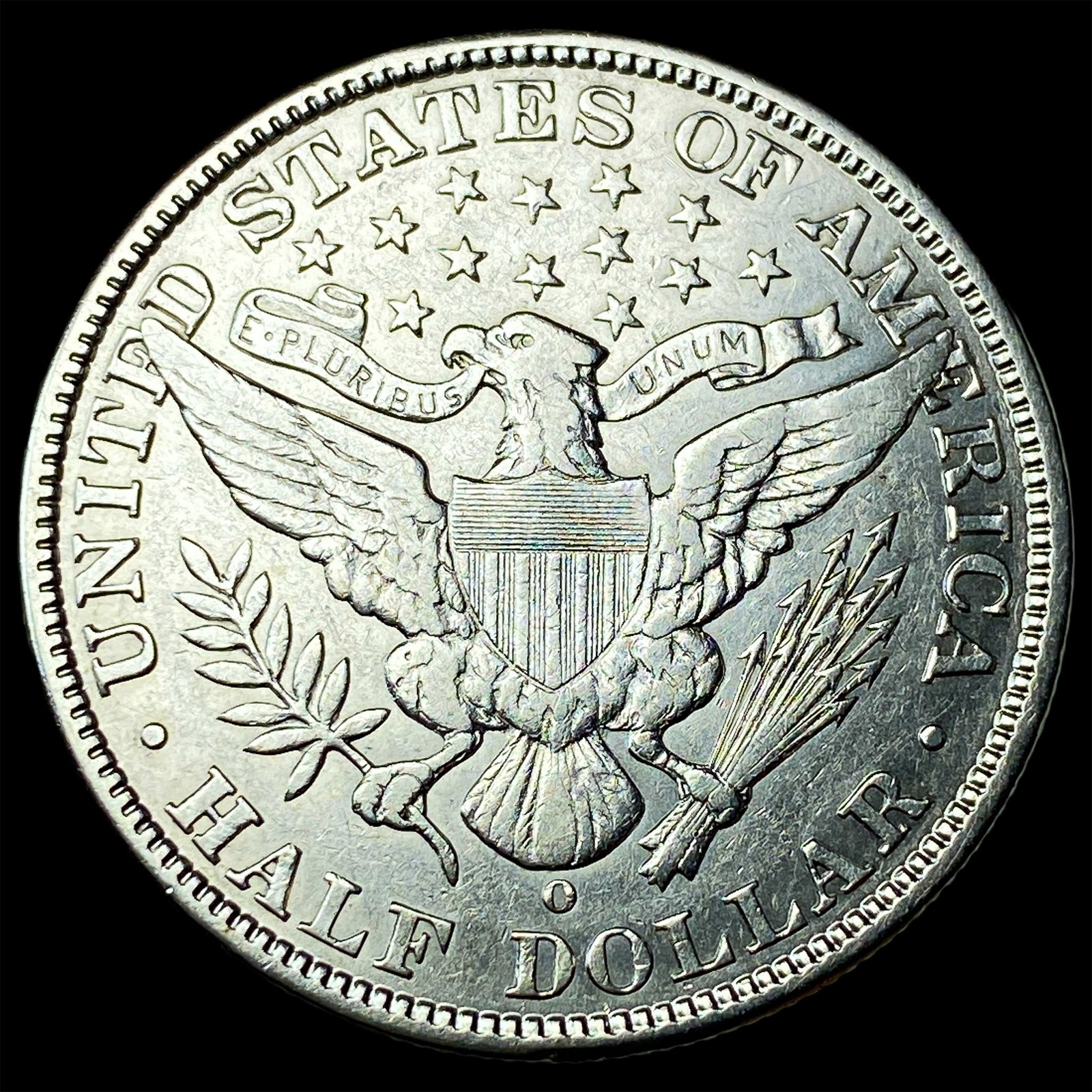 1908-O Silver Barber Half Dollar CLOSELY UNCIRCULATED - 2