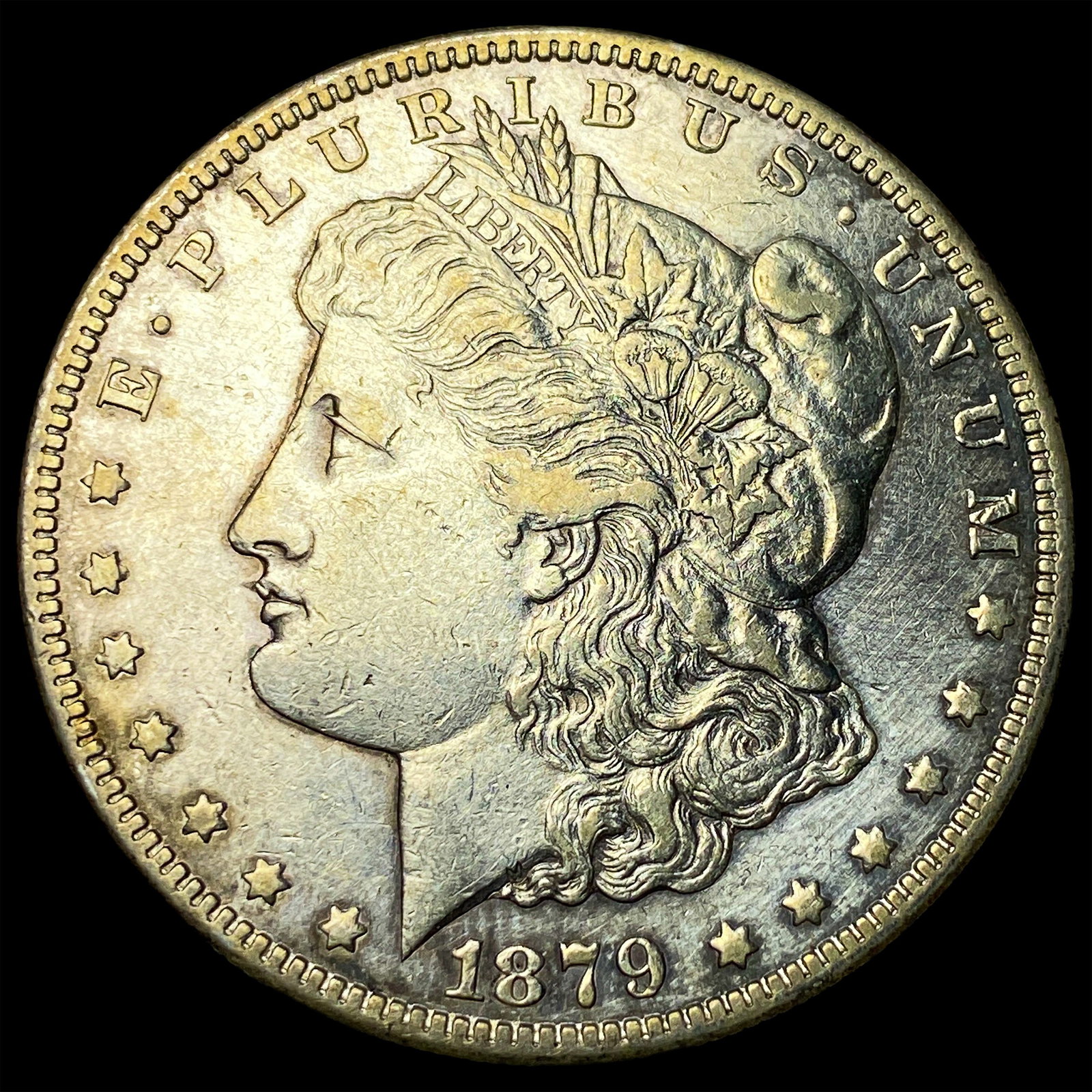 1879-S Rev 78 Silver Morgan Dollar CLOSELY UNCIRCULATED: 1879-S Rev 78 Silver Morgan Dollar CLOSELY UNCIRCULATED
