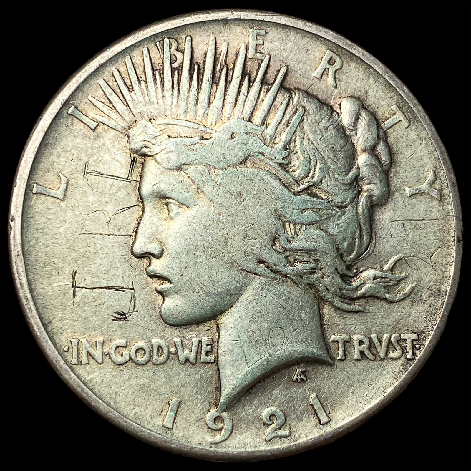 1921 Silver Peace Dollar NICELY CIRCULATED: 1921 Silver Peace Dollar NICELY CIRCULATED