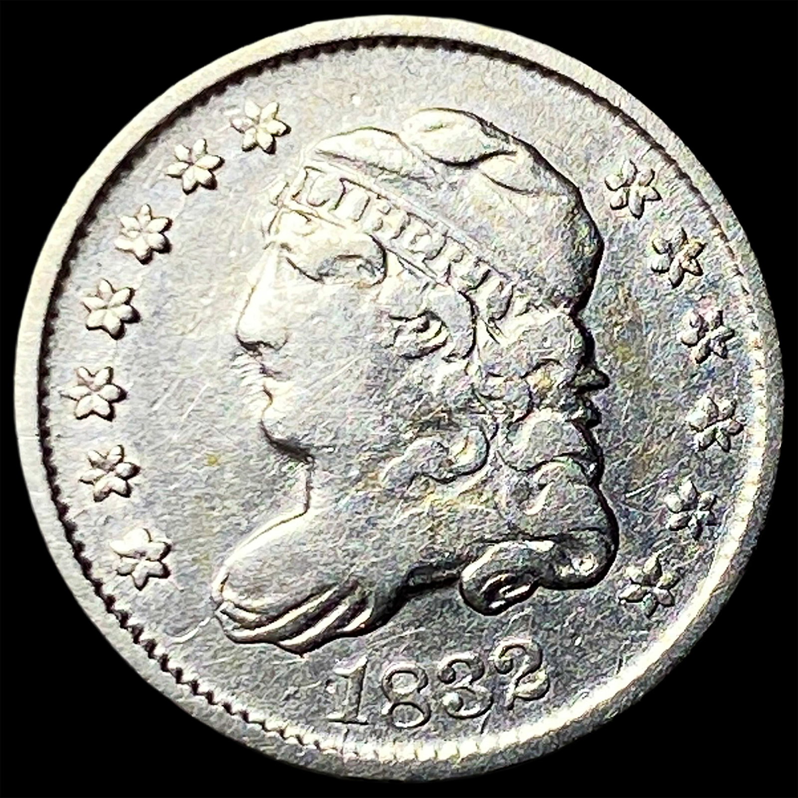1832 Capped Bust Half Dime NEARLY UNCIRCULATED (1 of 2)