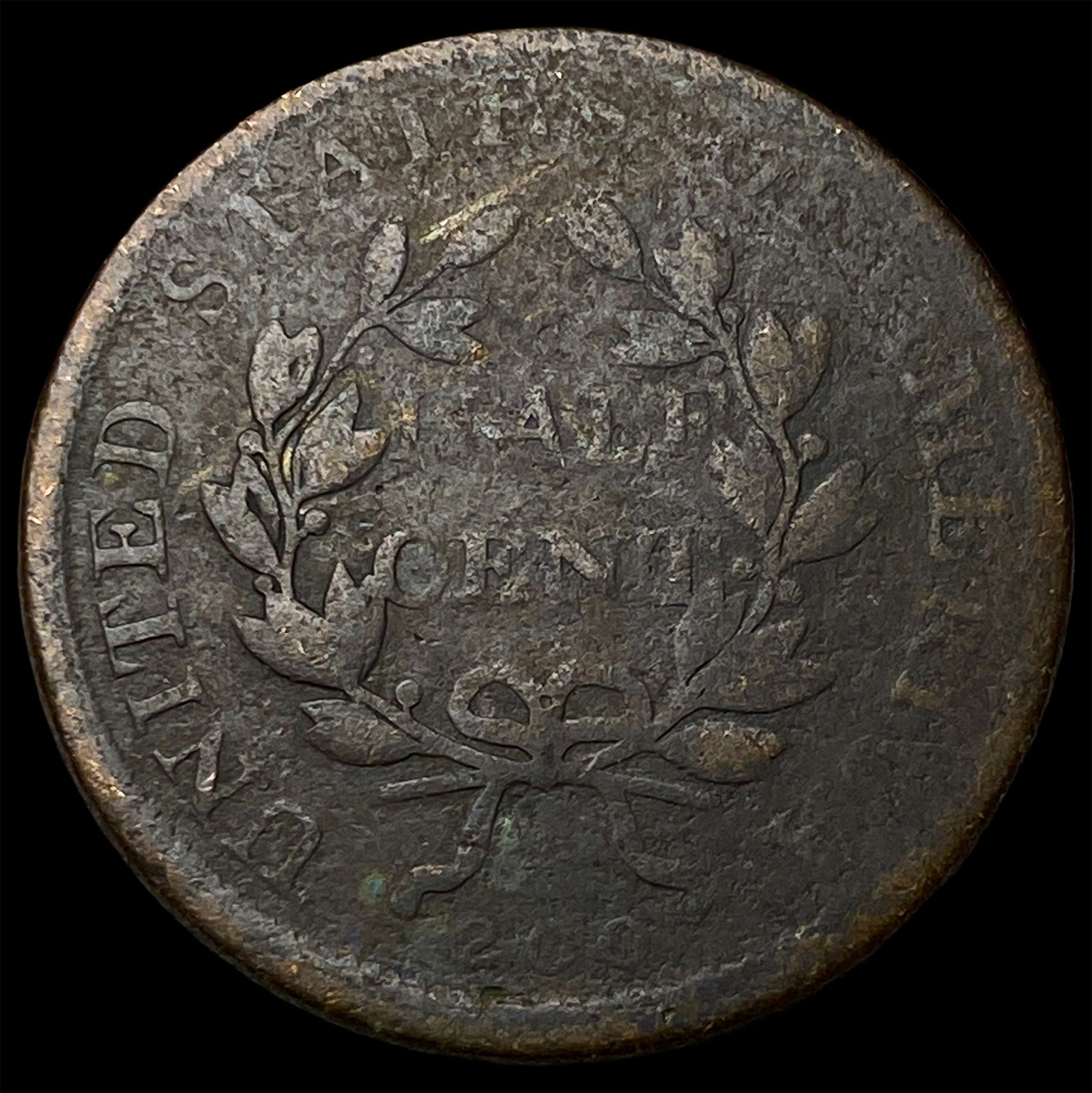 1807 Draped Bust Half Cent NEARLY UNCIRCULATED - 2