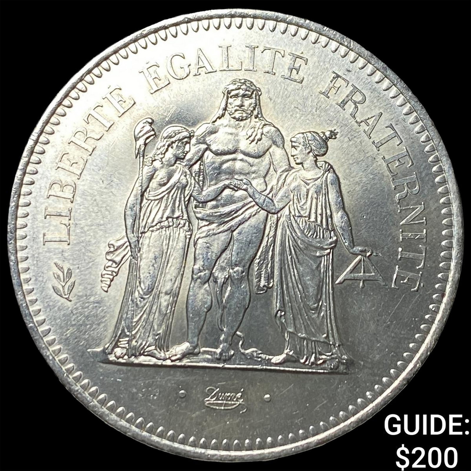1977 France SIlver 50 Francs: 1977 France SIlver 50 Francs