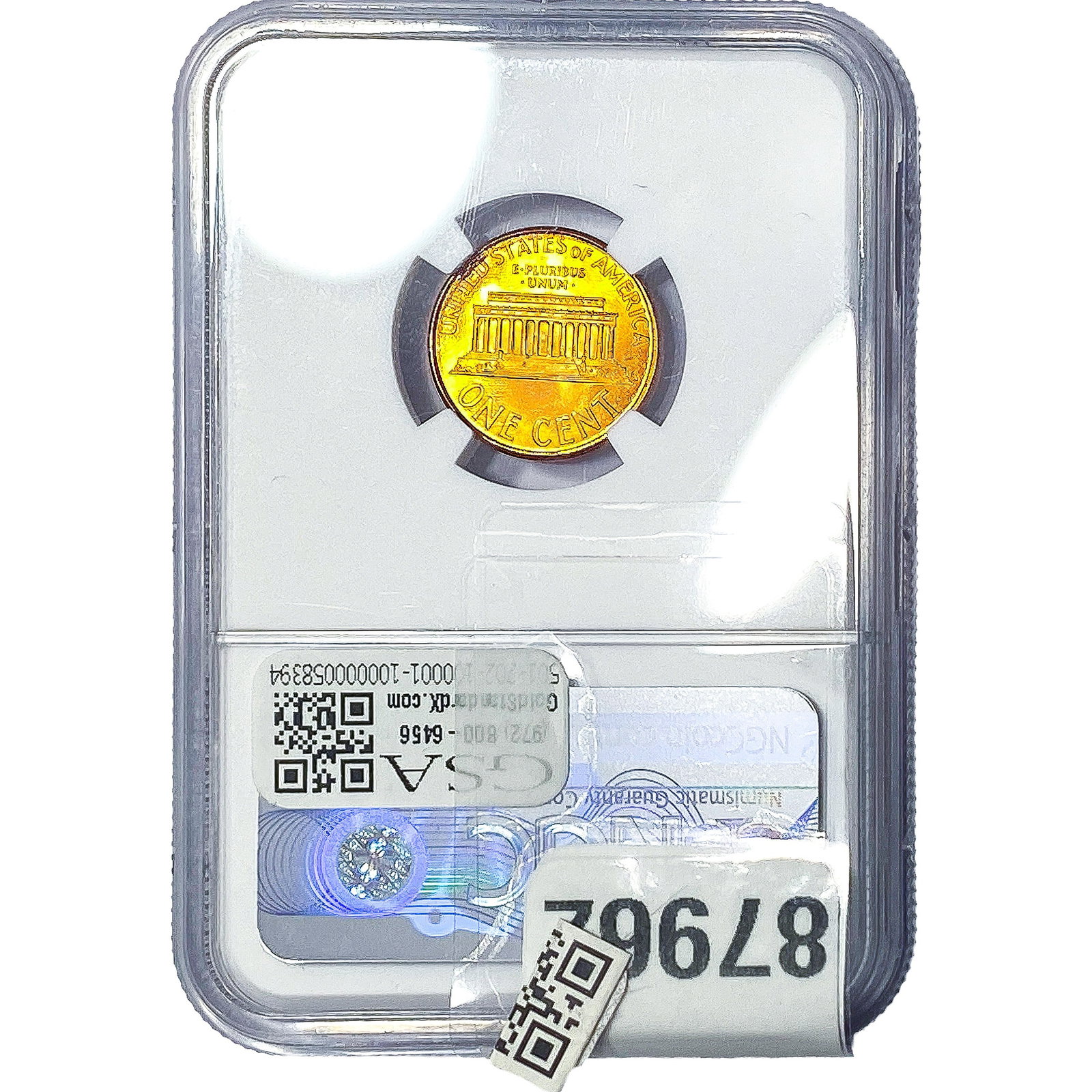 1995 Wheat Cent NGC MS68 RD - 2