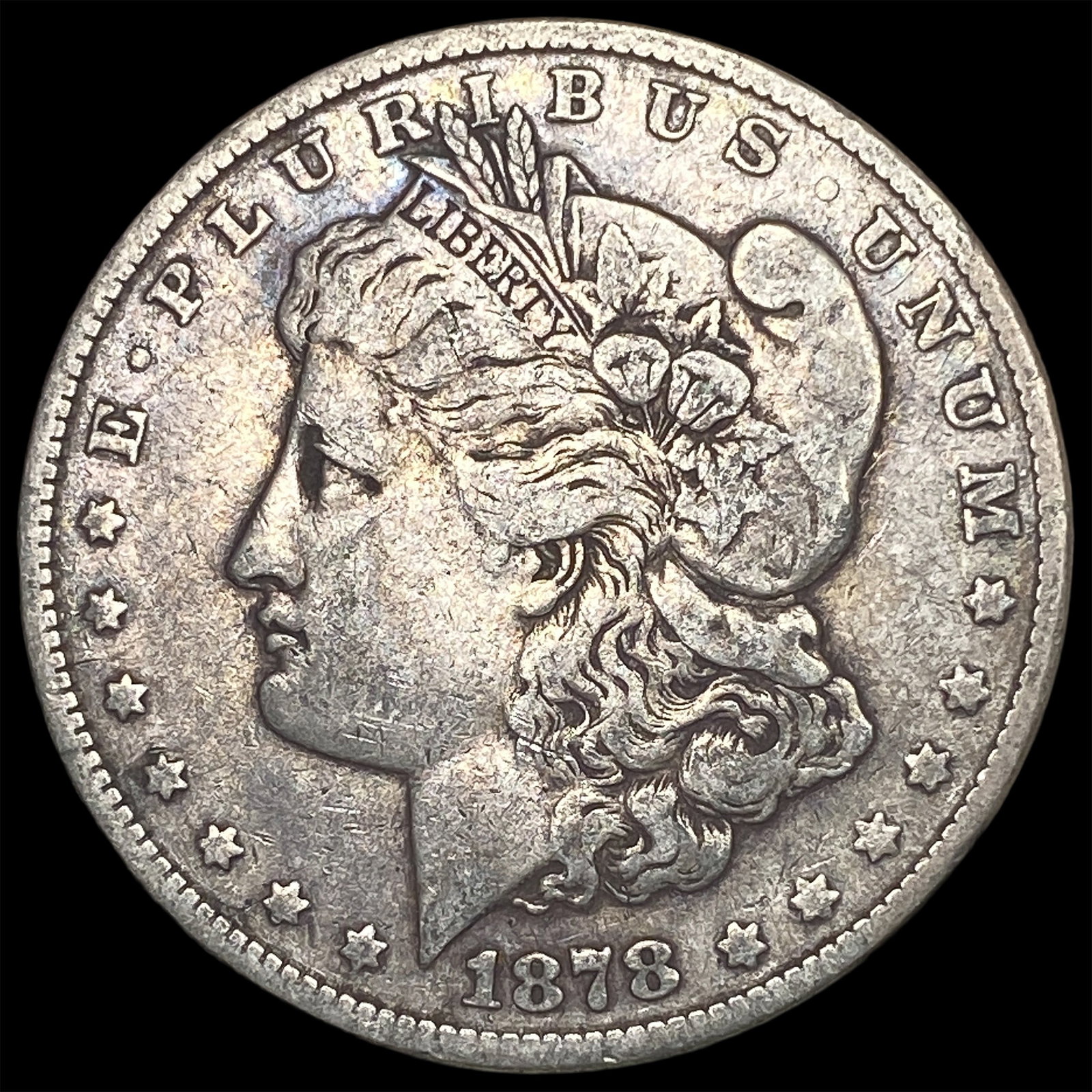 1878 Silver Morgan Dollar NEARLY UNCIRCULATED: 1878 Silver Morgan Dollar NEARLY UNCIRCULATED