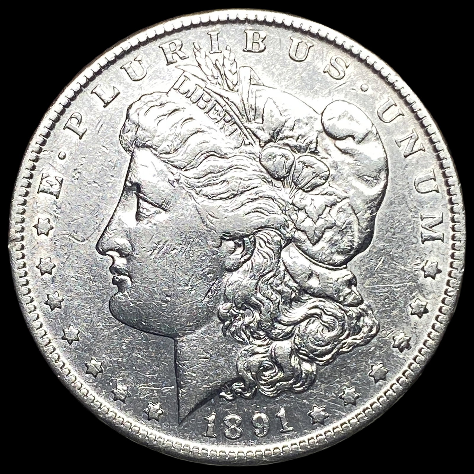 1891 Morgan Silver Dollar CLOSELY UNCIRCULATED (1 of 2)