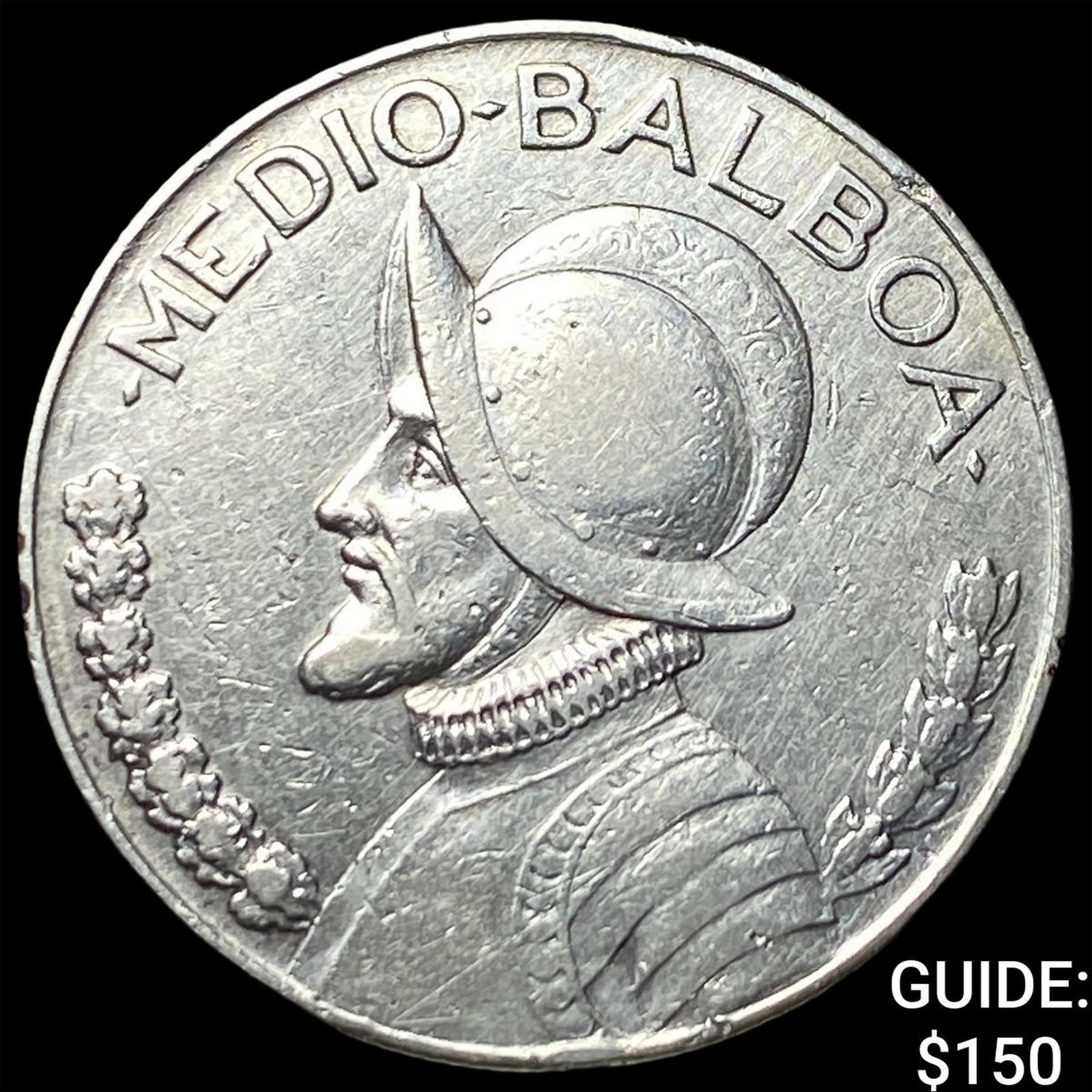 1930 Panama Silver 1/2 Balboa (1 of 2)