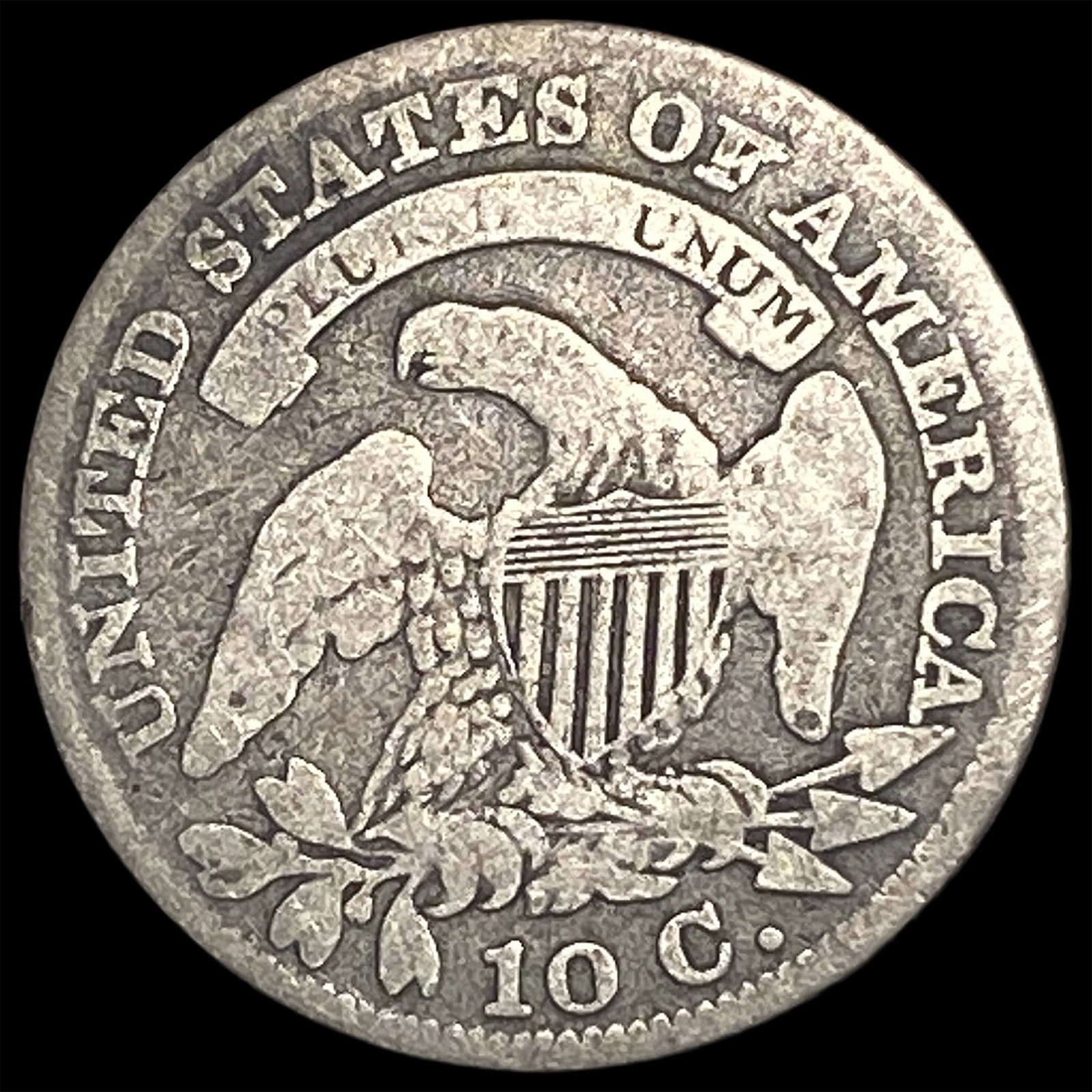1829 Capped Bust Dime LIGHTLY CIRCULATED - 2