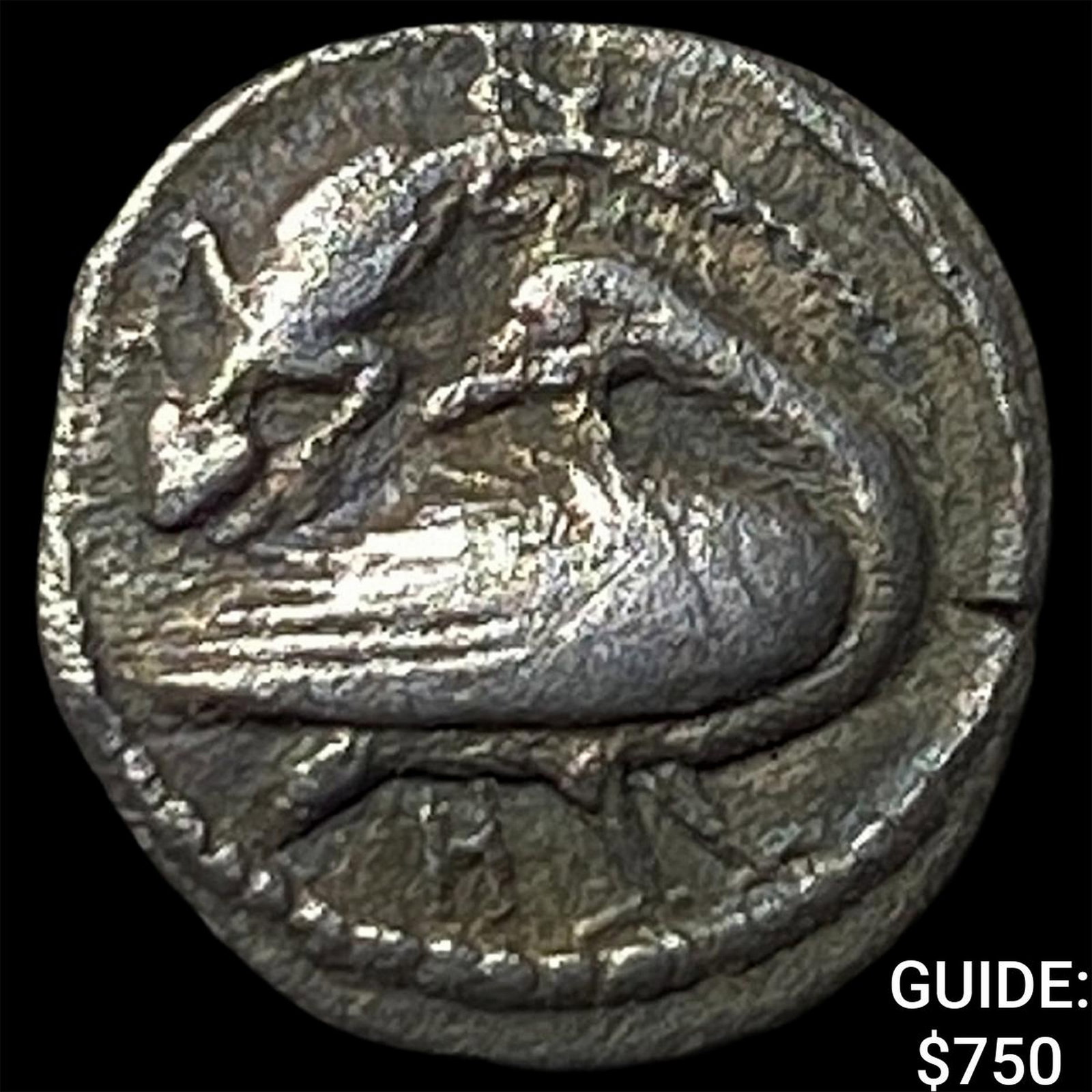 Eion Macedonia 460-400 BC Silver Trihemiobol: Eion Macedonia 460-400 BC Silver Trihemiobol