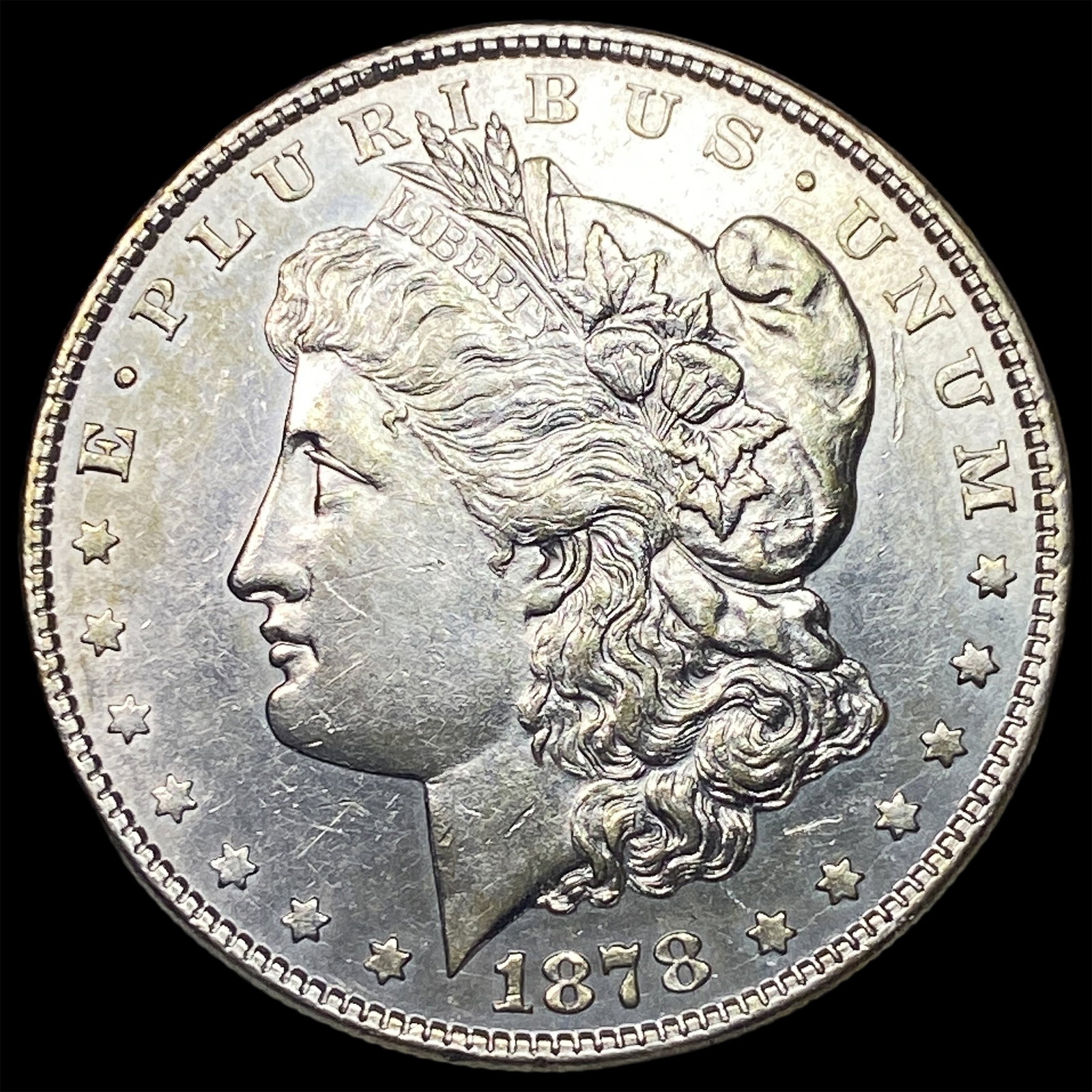 1878 Silver Morgan Dollar CLOSELY UNCIRCULATED: 1878 Silver Morgan Dollar CLOSELY UNCIRCULATED