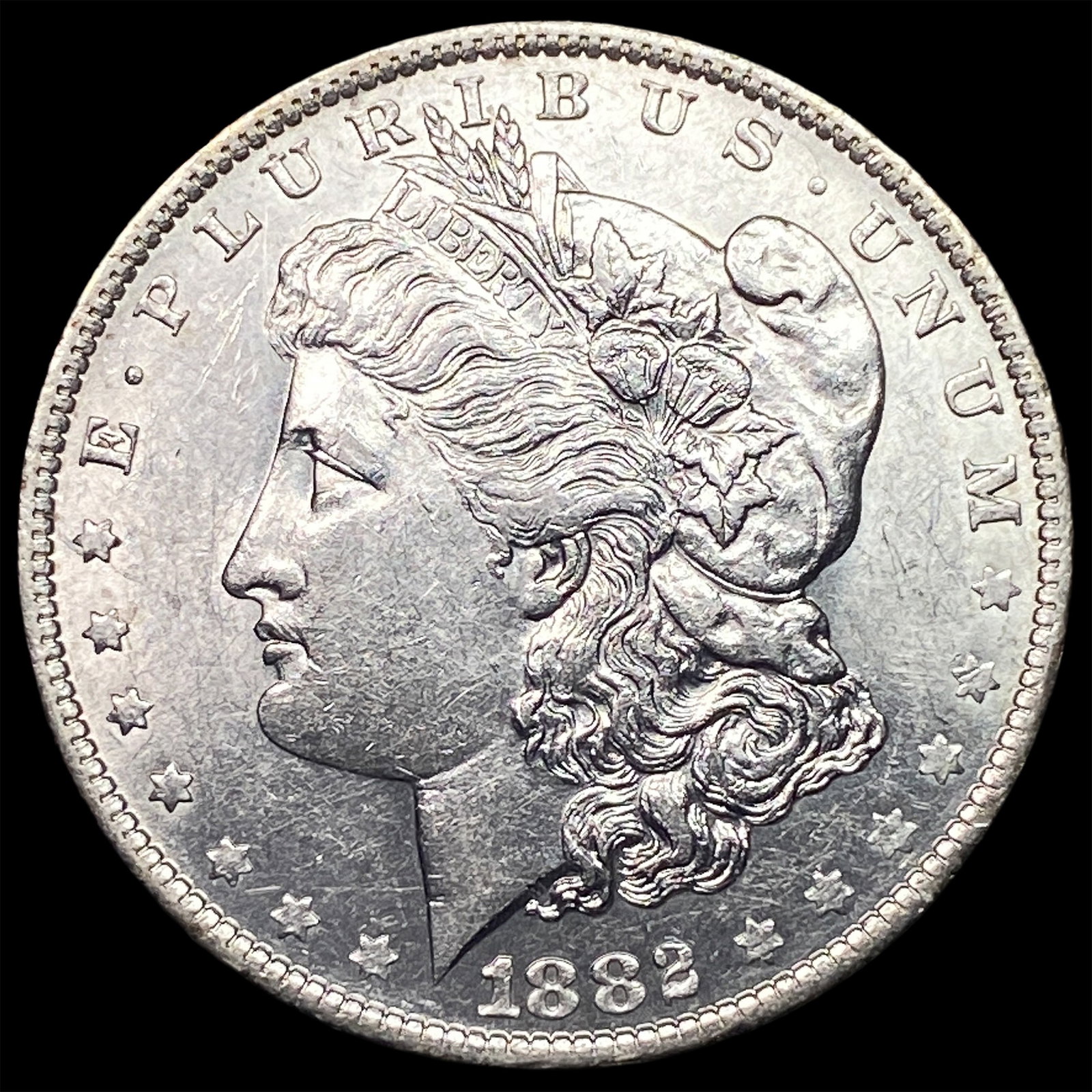 1882 Silver Morgan Dollar CLOSELY UNCIRCULATED: 1882 Silver Morgan Dollar CLOSELY UNCIRCULATED