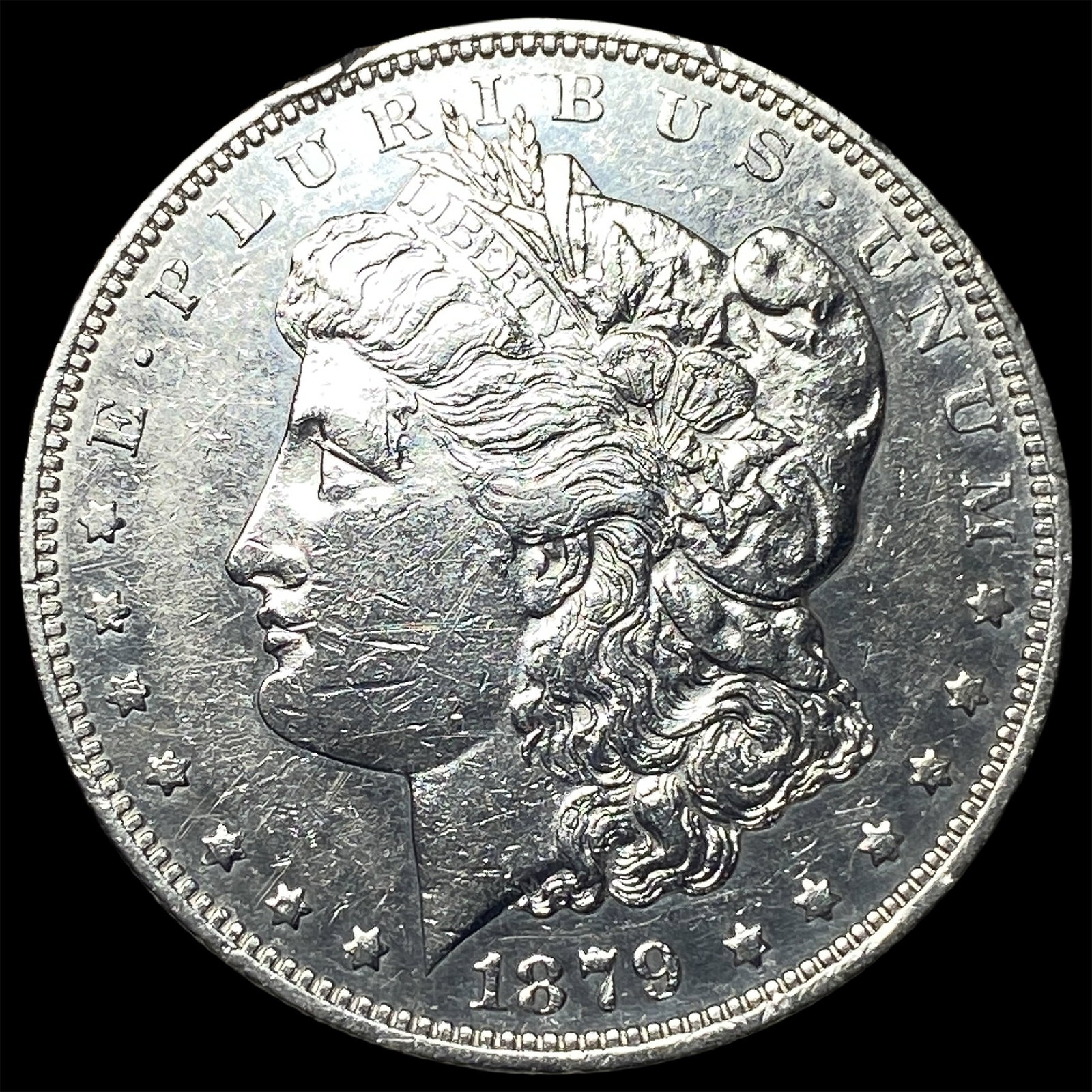 1879-S Silver Morgan Dollar CLOSELY UNCIRCULATED: 1879-S Silver Morgan Dollar CLOSELY UNCIRCULATED