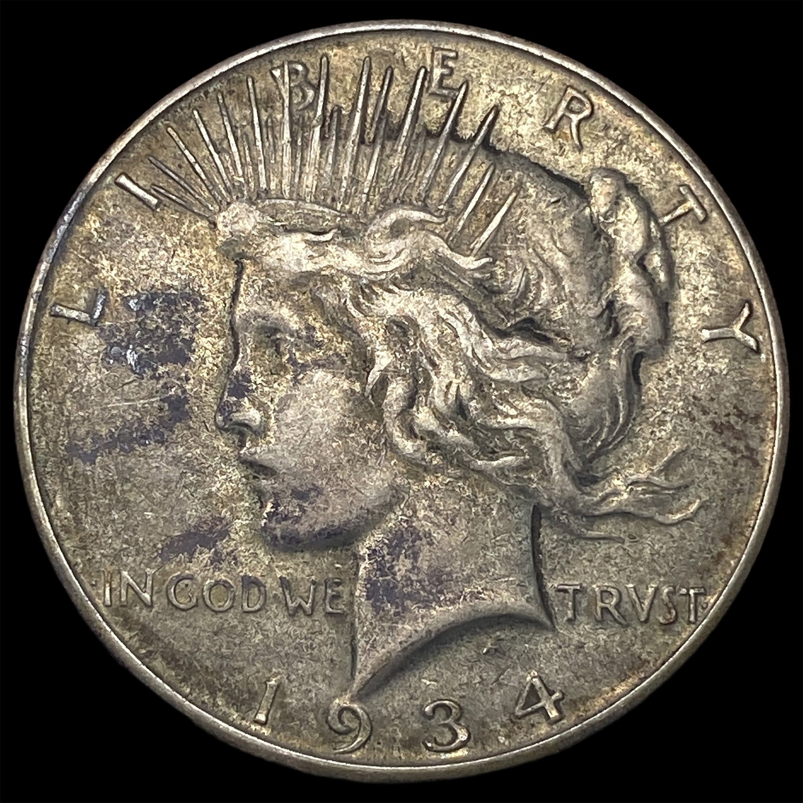 1934 Silver Peace Dollar LIGHTLY CIRCULATED: 1934 Silver Peace Dollar LIGHTLY CIRCULATED