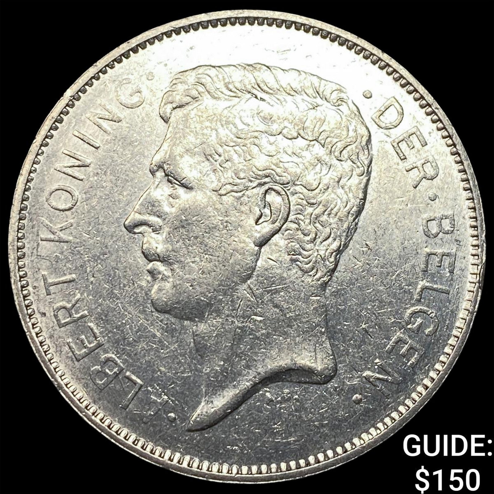 1932 Belgium Silver 20 Francs (1 of 2)
