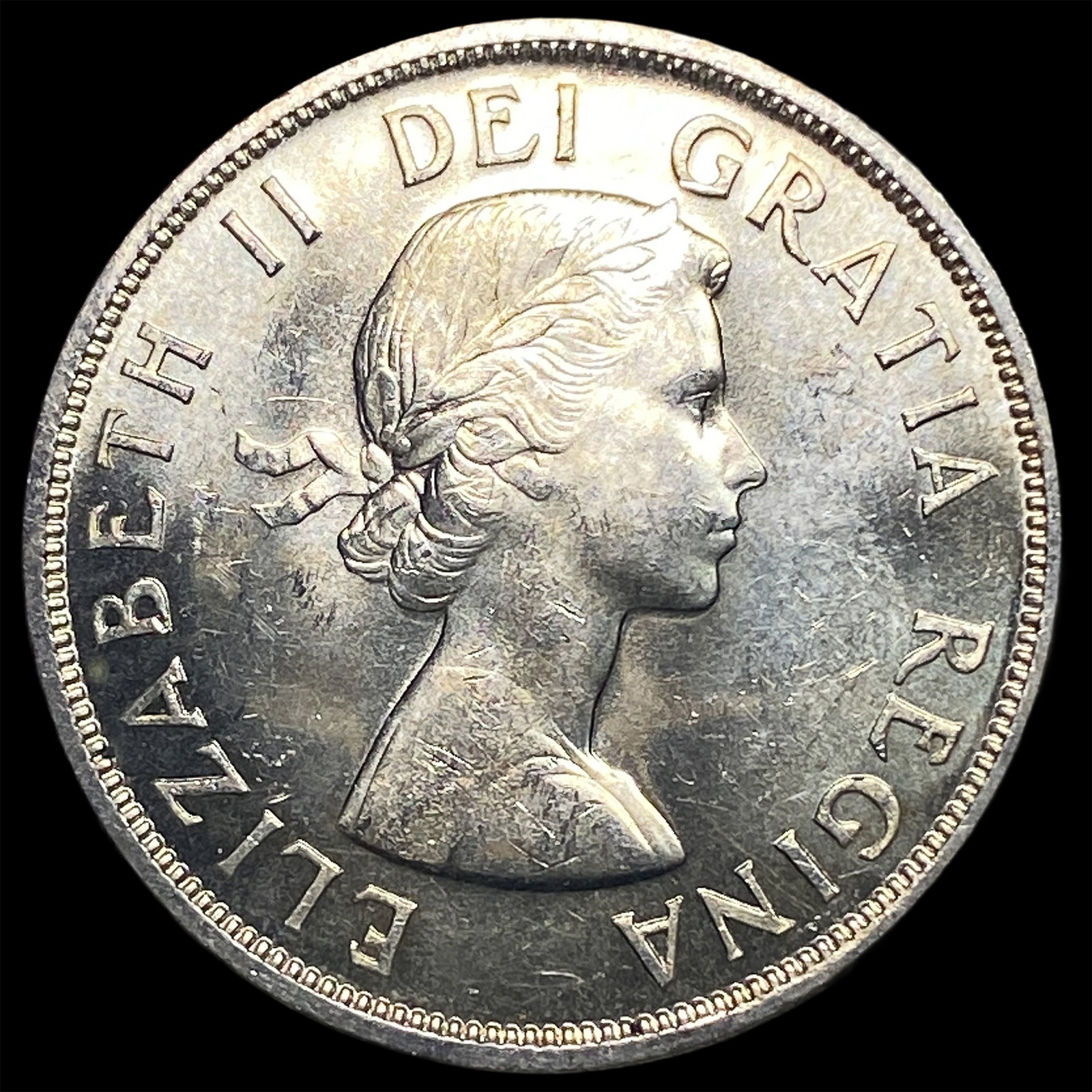 1958 Canada Silver Dollar British Columbia UNCIRCULATED (1 of 2)