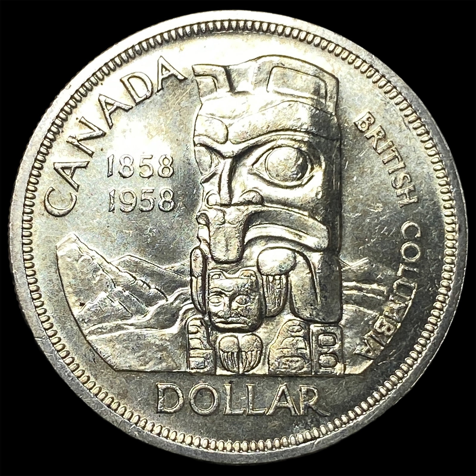 1958 Canada Silver Dollar UNCIRCULATED - 2