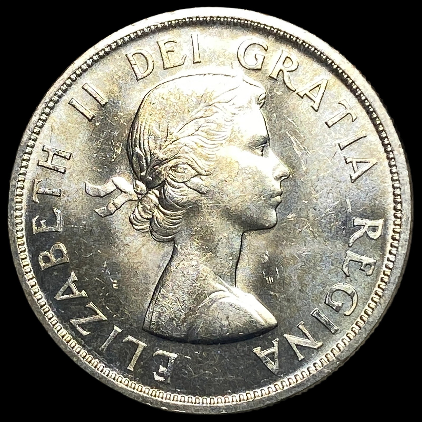 1958 Canada Silver Dollar British Columbia UNCIRCULATED (1 of 2)