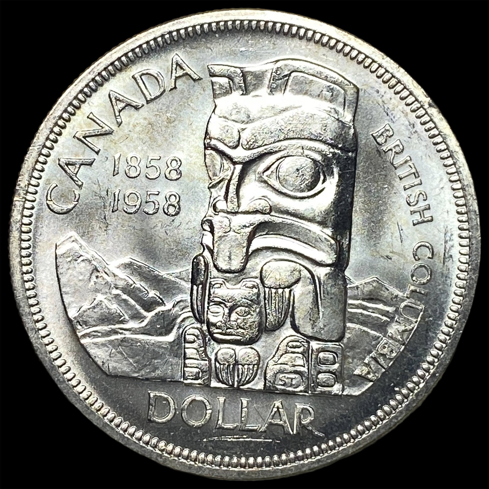 1958 Canada Silver Dollar UNCIRCULATED - 2