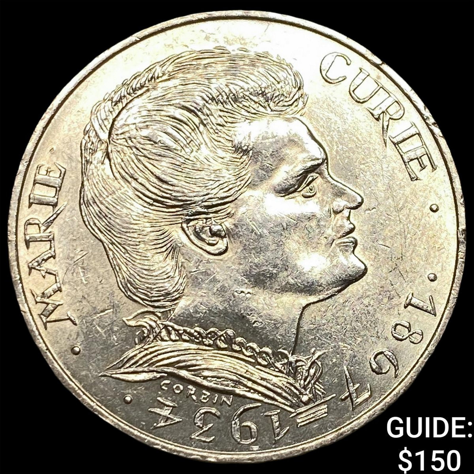 1984 France Silver 100 Francs (1 of 2)