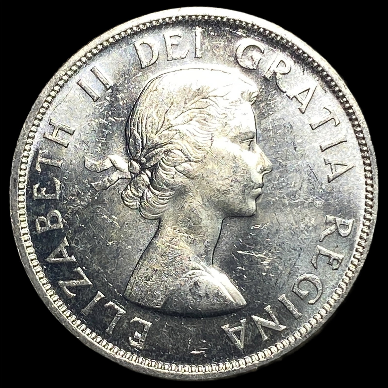 1958 Silver Dollar Canada British Columbia UNCIRCULATED (1 of 2)