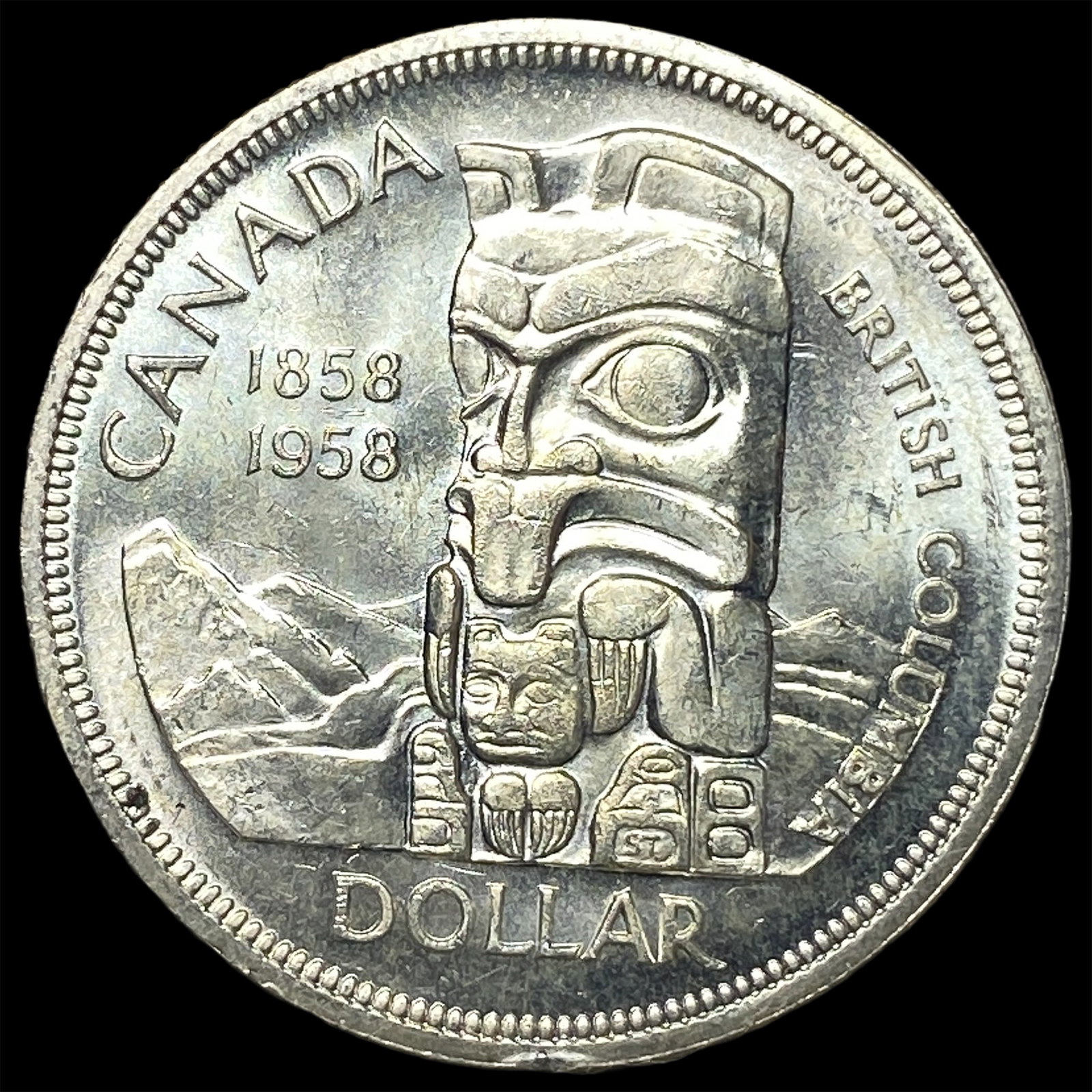 1958 Canada Silver Dollar UNCIRCULATED - 2