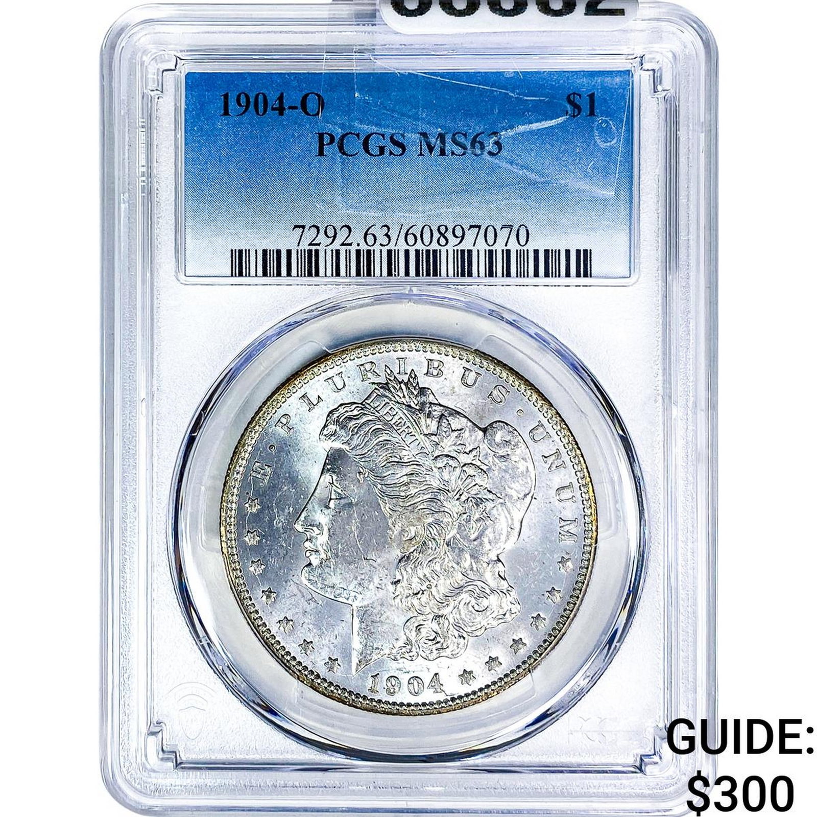 1904-O Morgan Silver Dollar PCGS MS63: 1904-O Morgan Silver Dollar PCGS MS63
