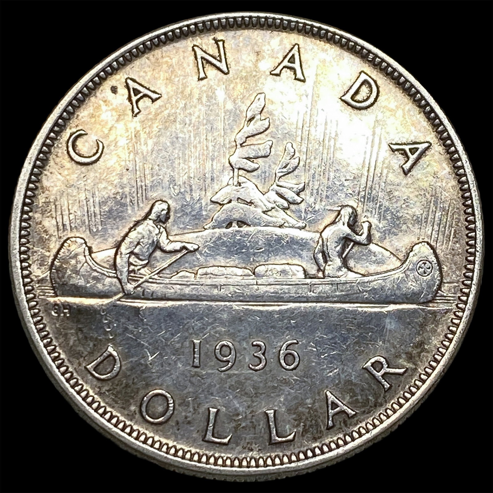 1936 Canada Silver Dollar - 2