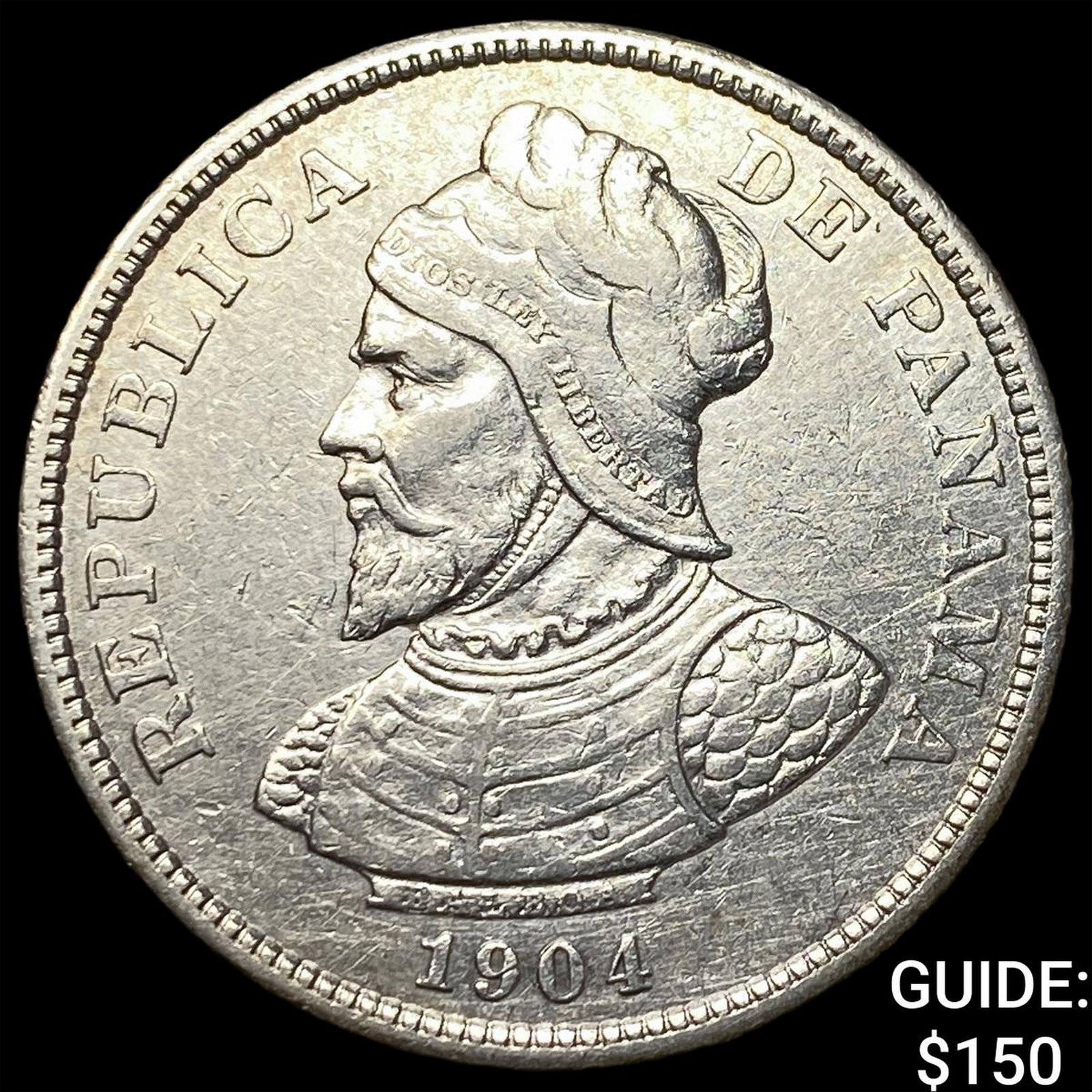 1904 Panama Silver 25 Centesimos (1 of 2)