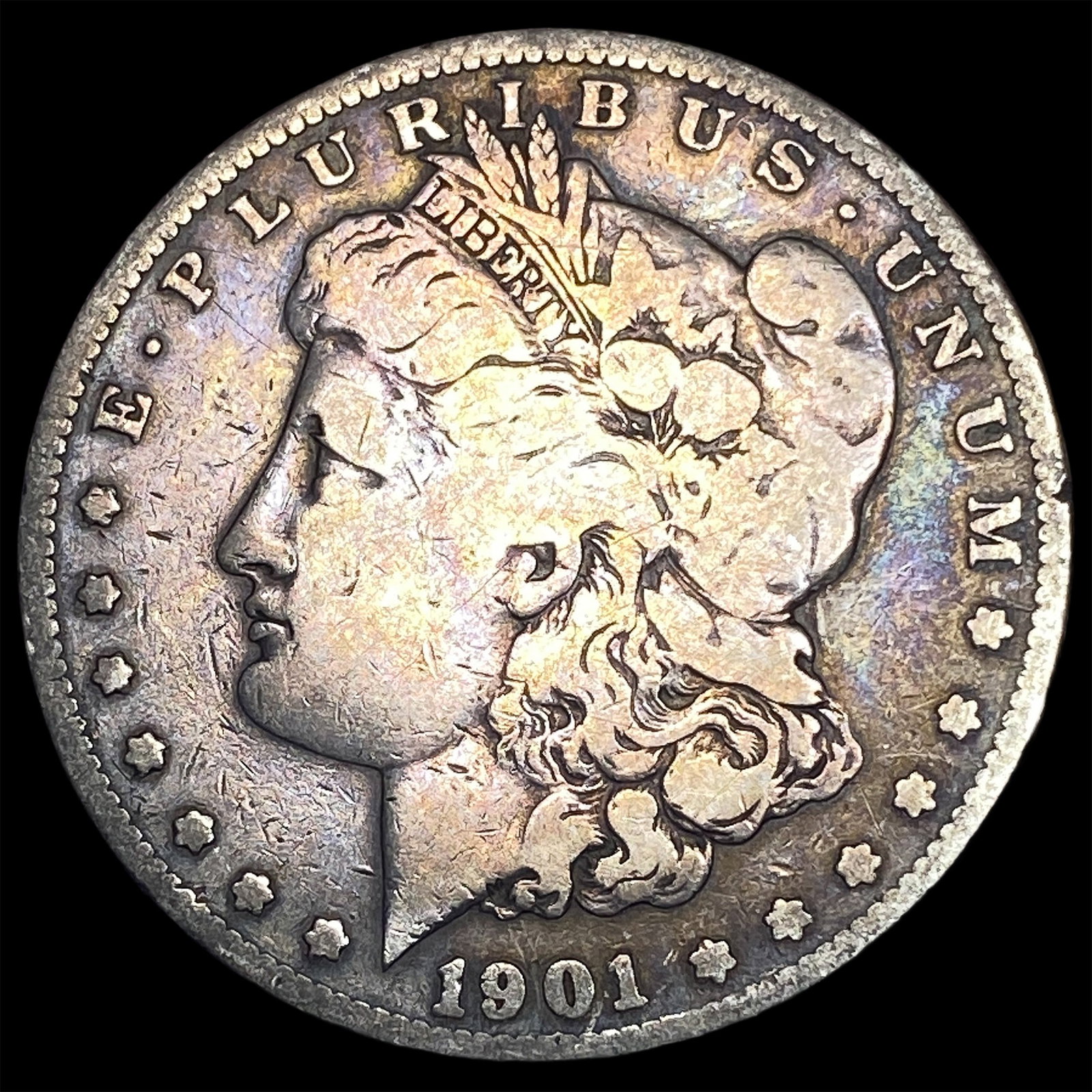 1901-S Silver Morgan Dollar LIGHTLY CIRCULATED: 1901-S Silver Morgan Dollar LIGHTLY CIRCULATED