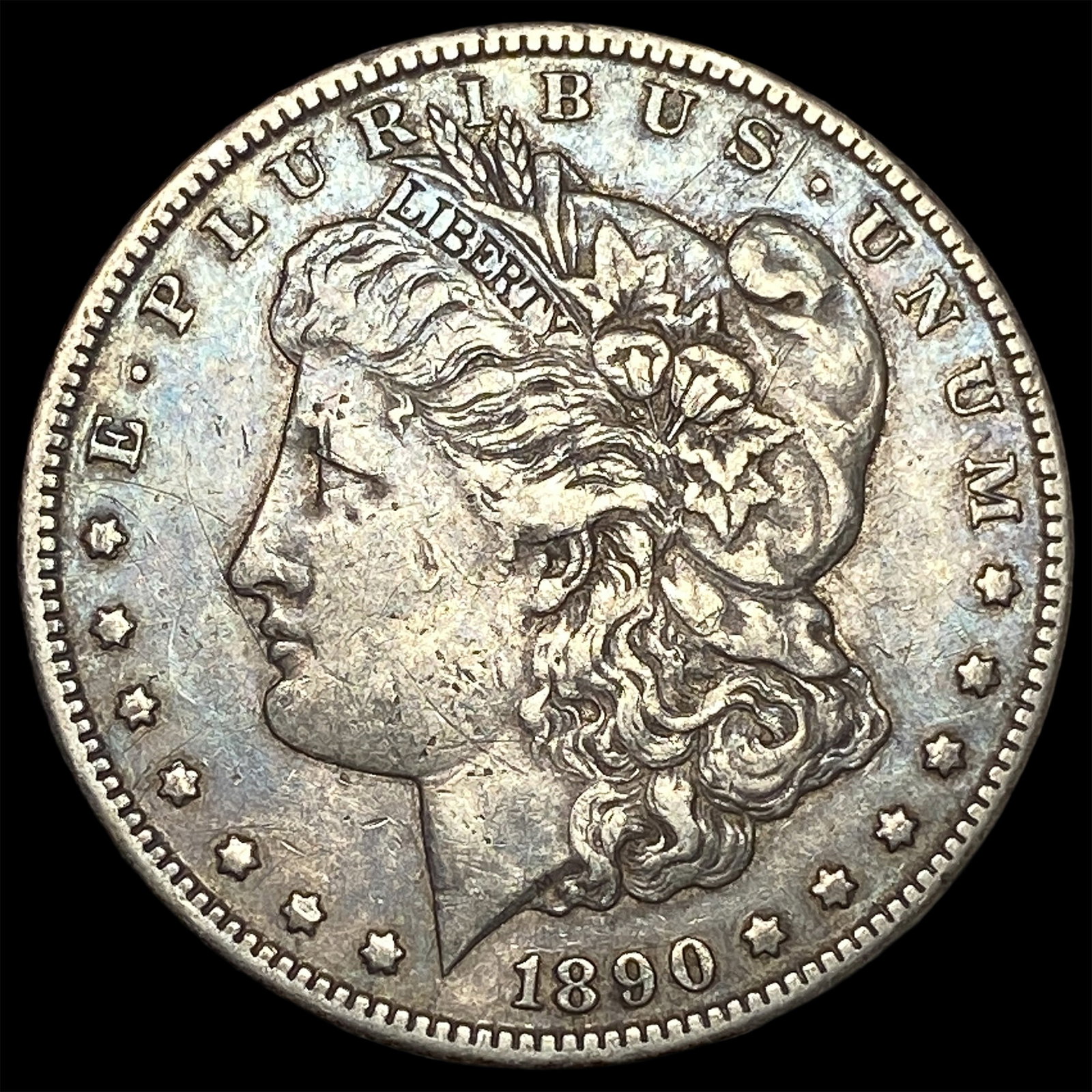 1890-CC Silver Morgan Dollar NEARLY UNCIRCULATED: 1890-CC Silver Morgan Dollar NEARLY UNCIRCULATED