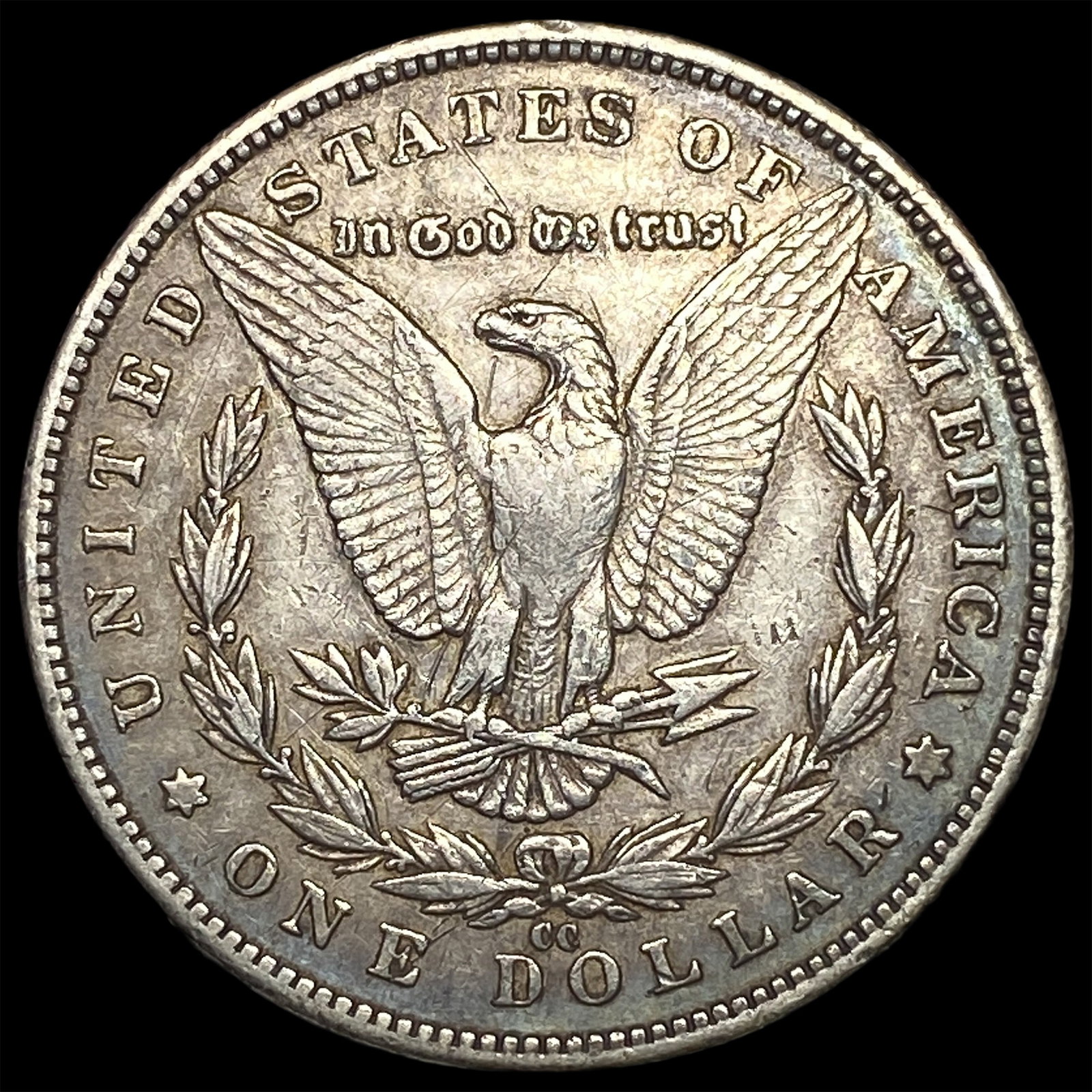 1890-CC Silver Morgan Dollar NEARLY UNCIRCULATED - 2