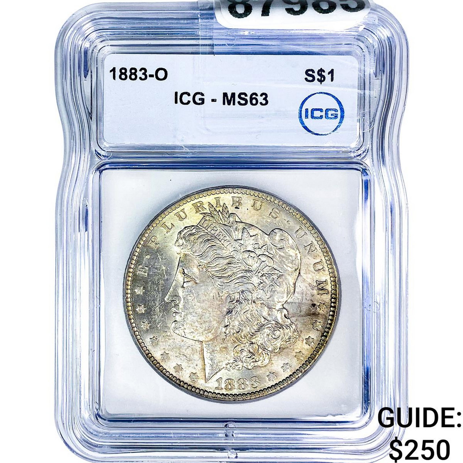 1883-O Morgan Silver Dollar ICG MS63: 1883-O Morgan Silver Dollar ICG MS63
